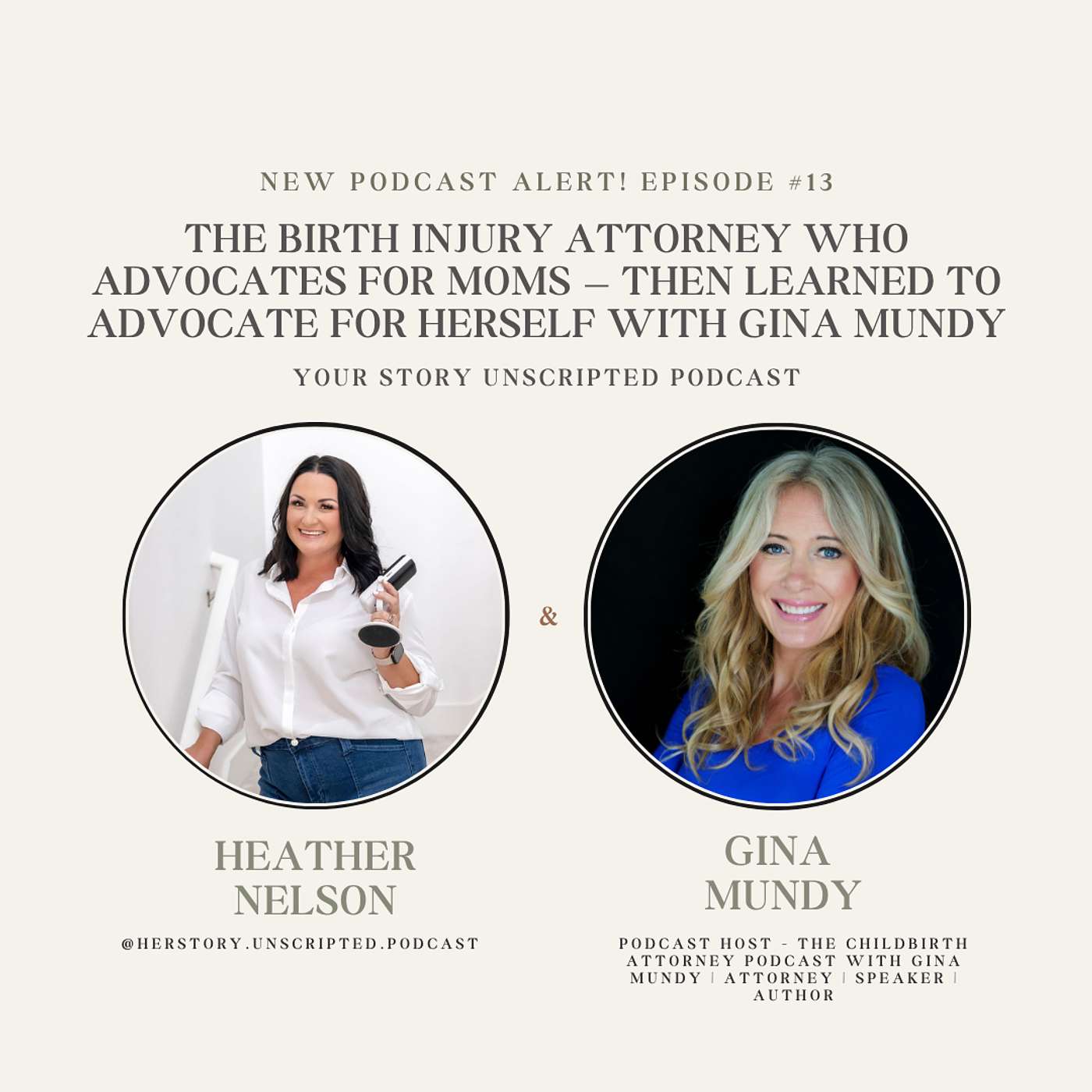 The Birth Injury Attorney Who Advocates for Moms — Then Learned to Advocate for Herself with Gina Mundy episode artwork