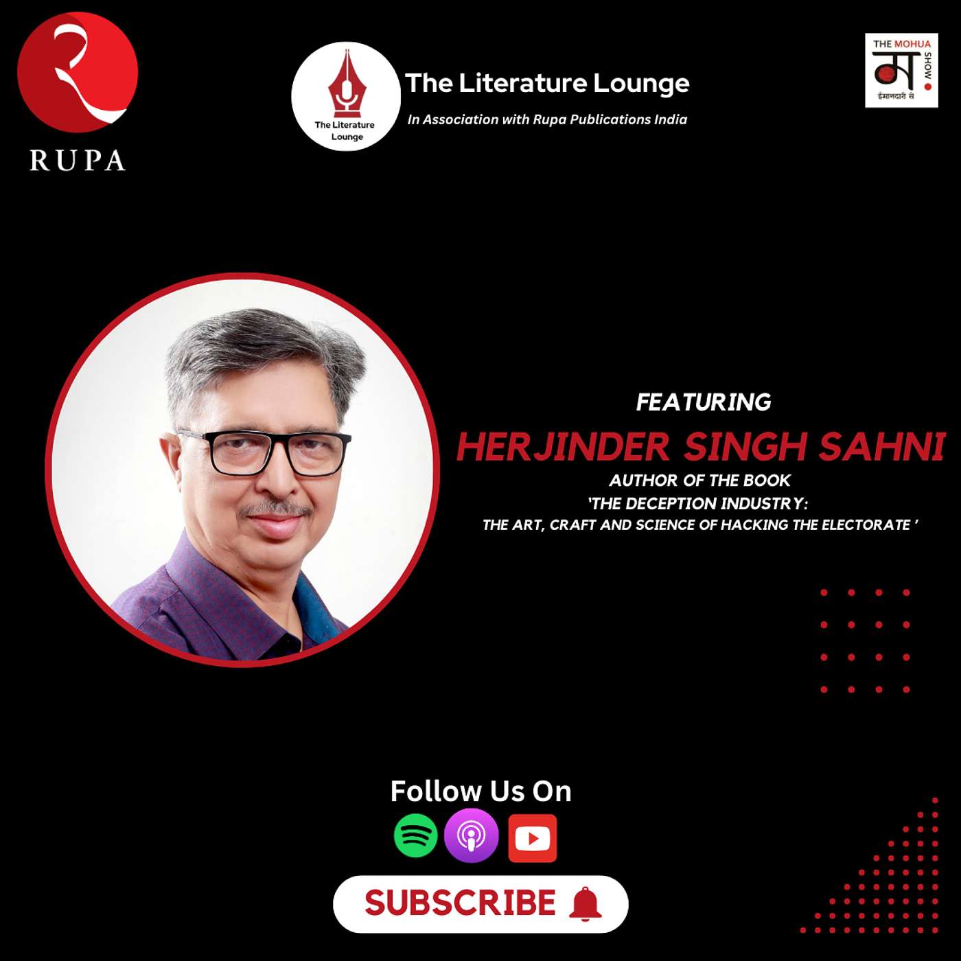 The Literature Lounge | Herjinder Singh on Election Hacking, Misinformation, and Democracy's Future | Ep 18