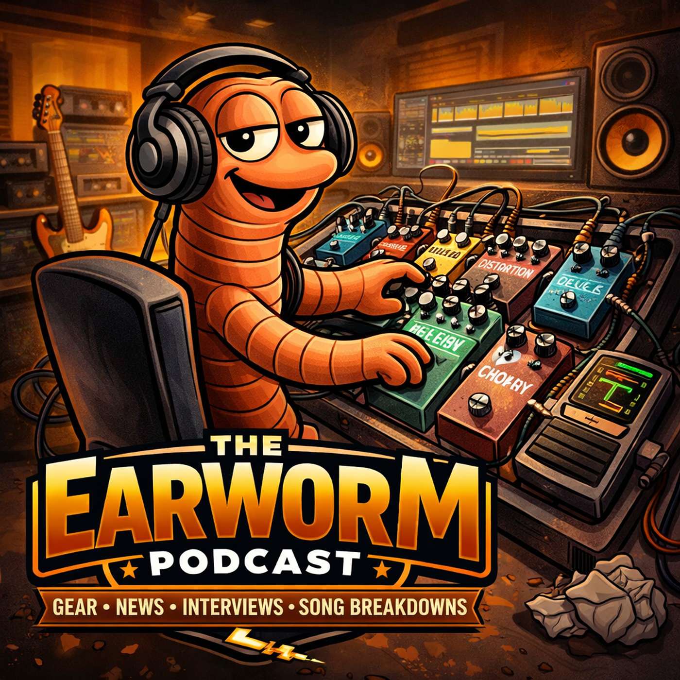 The Earworm Podcast - Episode 6 Pedal Boards w/ Greg Walton Xact Tone Solutions episode artwork