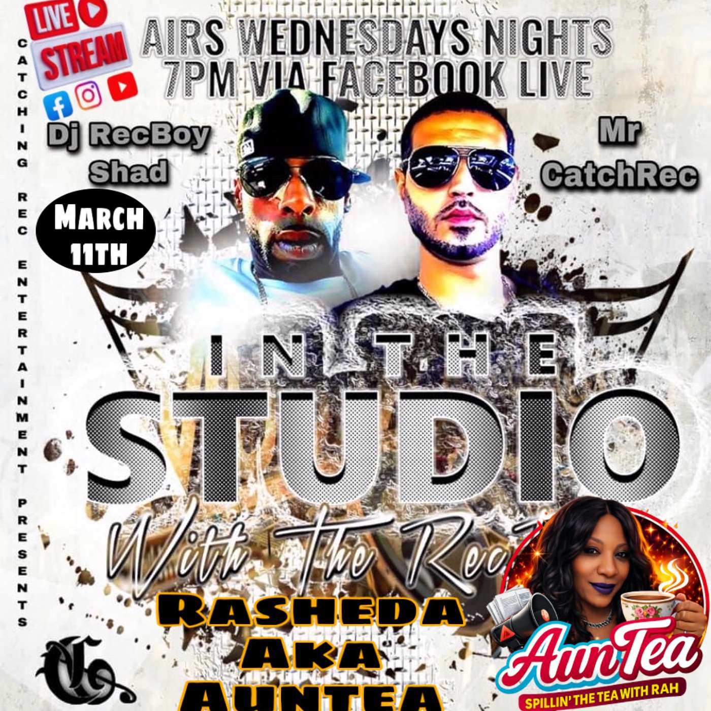 Rasheda Worth aka Auntea Talks TikTok, Activism & Purpose on In The Studio With The RecBoys