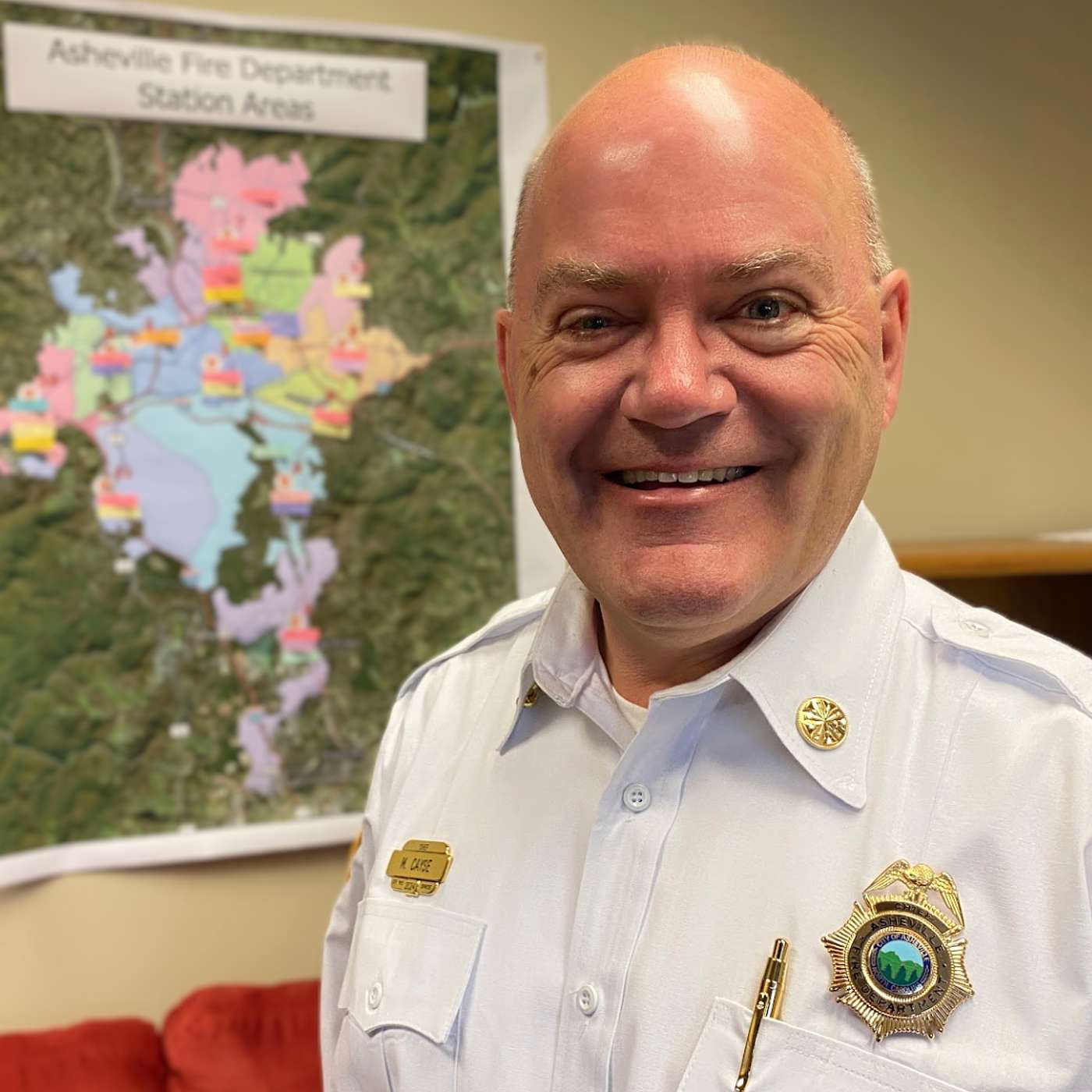 Passing the Torch | New Asheville Fire Chief Michael Cayse