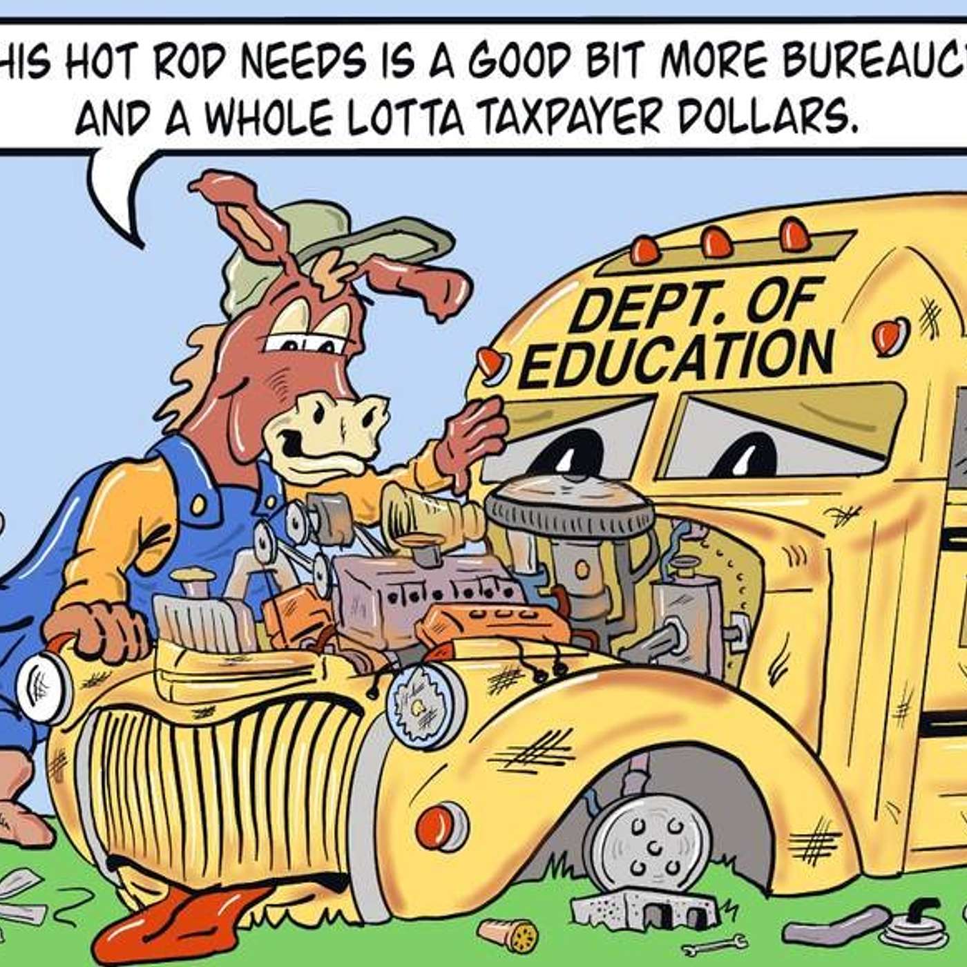 Finally dismantling the Department of Education!