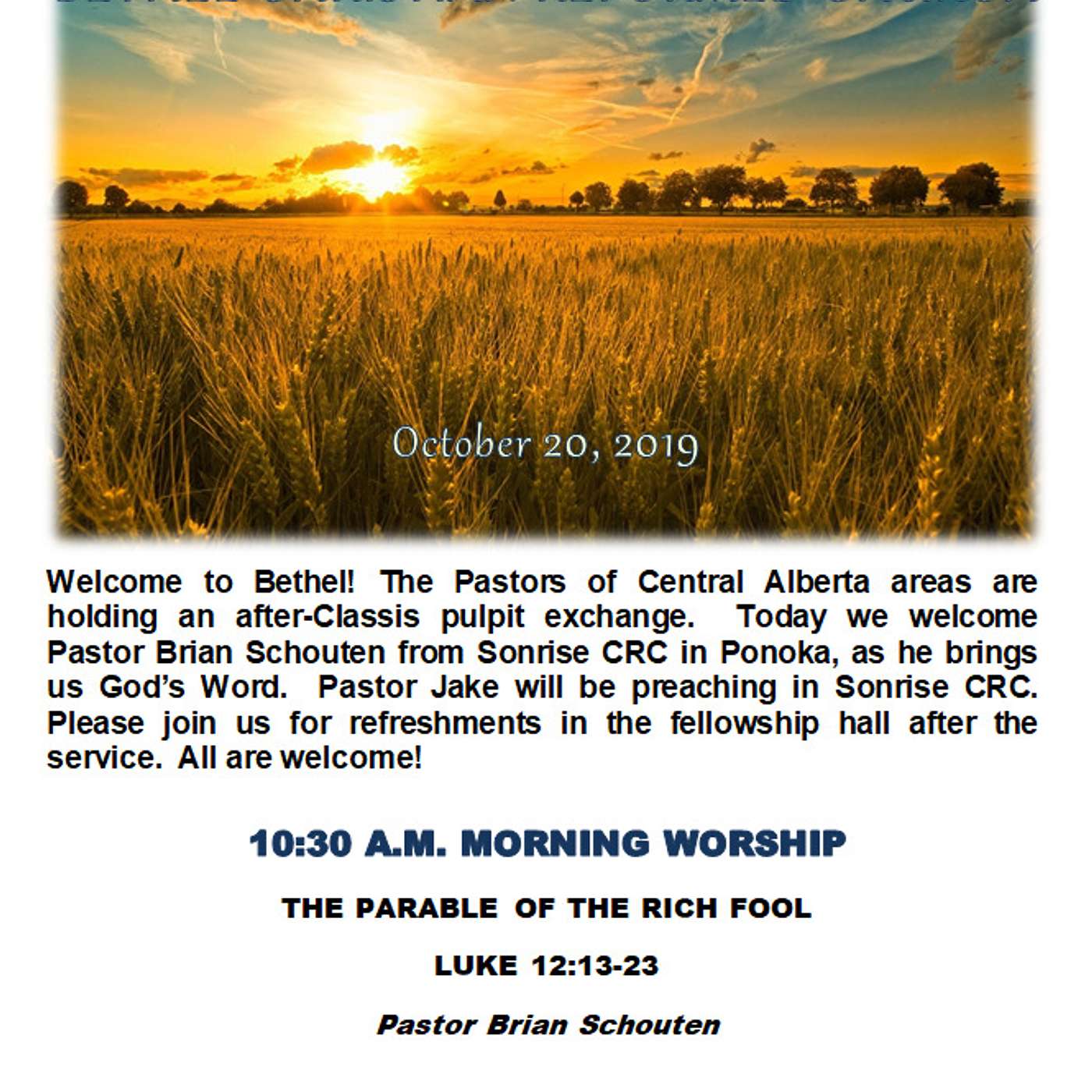 Bethel CRC Lacombe