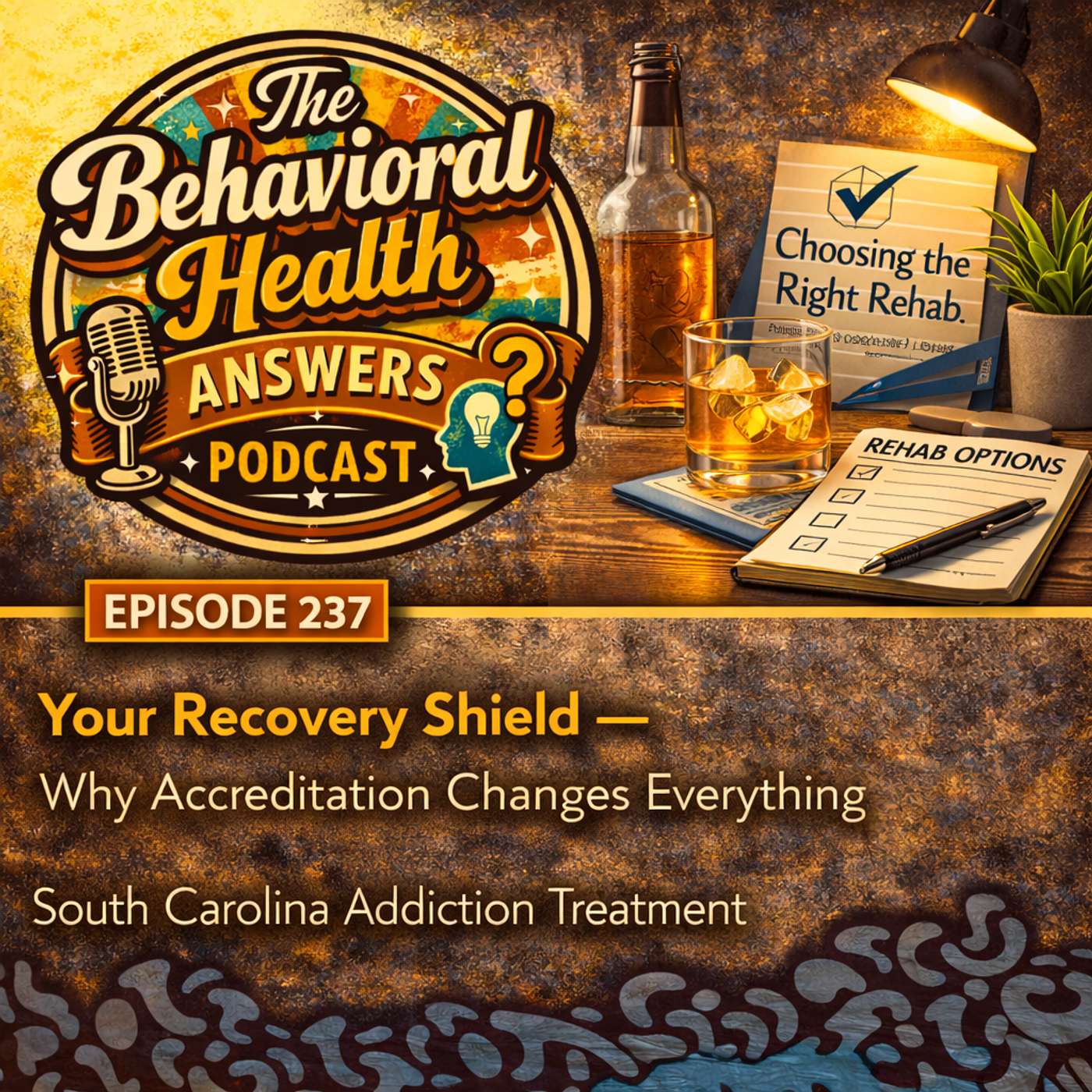 Episode 237: Your Recovery Shield - Why Accreditation Changes Everything | South Carolina Addiction Treatment episode artwork