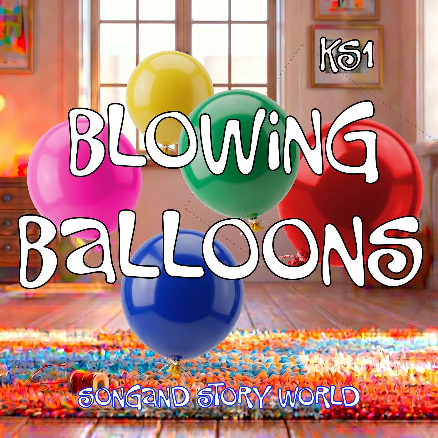 BLOWING BALLOONS. KS1 episode artwork