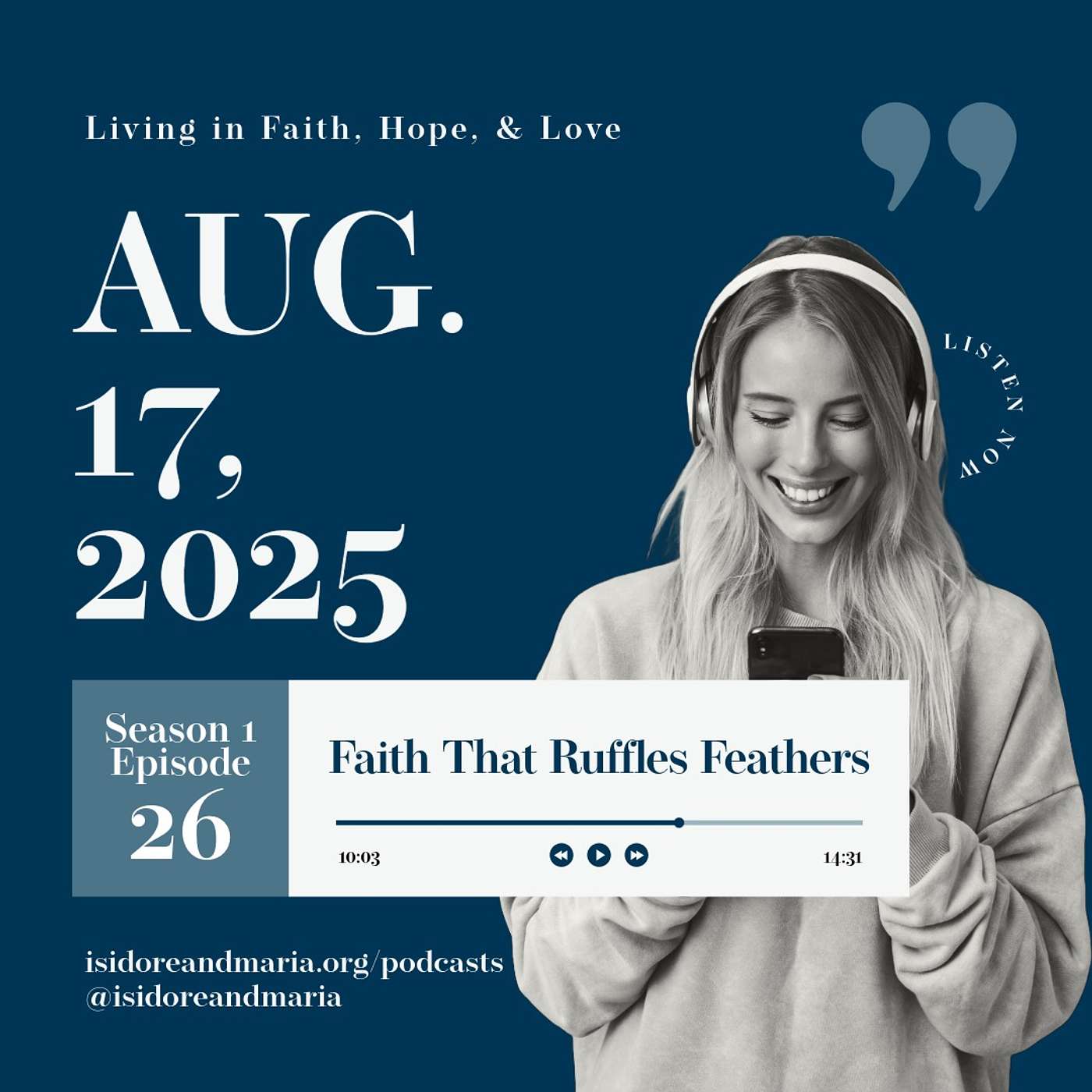 S1 Ep. 26: Faith the Ruffles Feathers