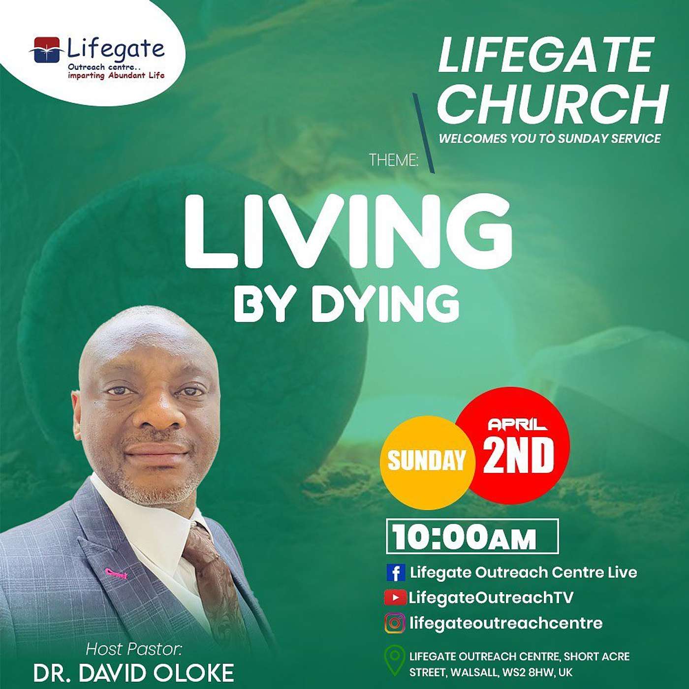 Living by Dying - Lifegate Church - 2.4.23 episode artwork
