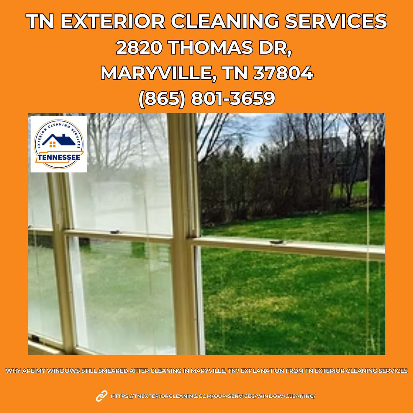Why Are My Windows Still Smeared After Cleaning in Maryville, TN? Explanation From TN Exterior Cleaning Services episode artwork
