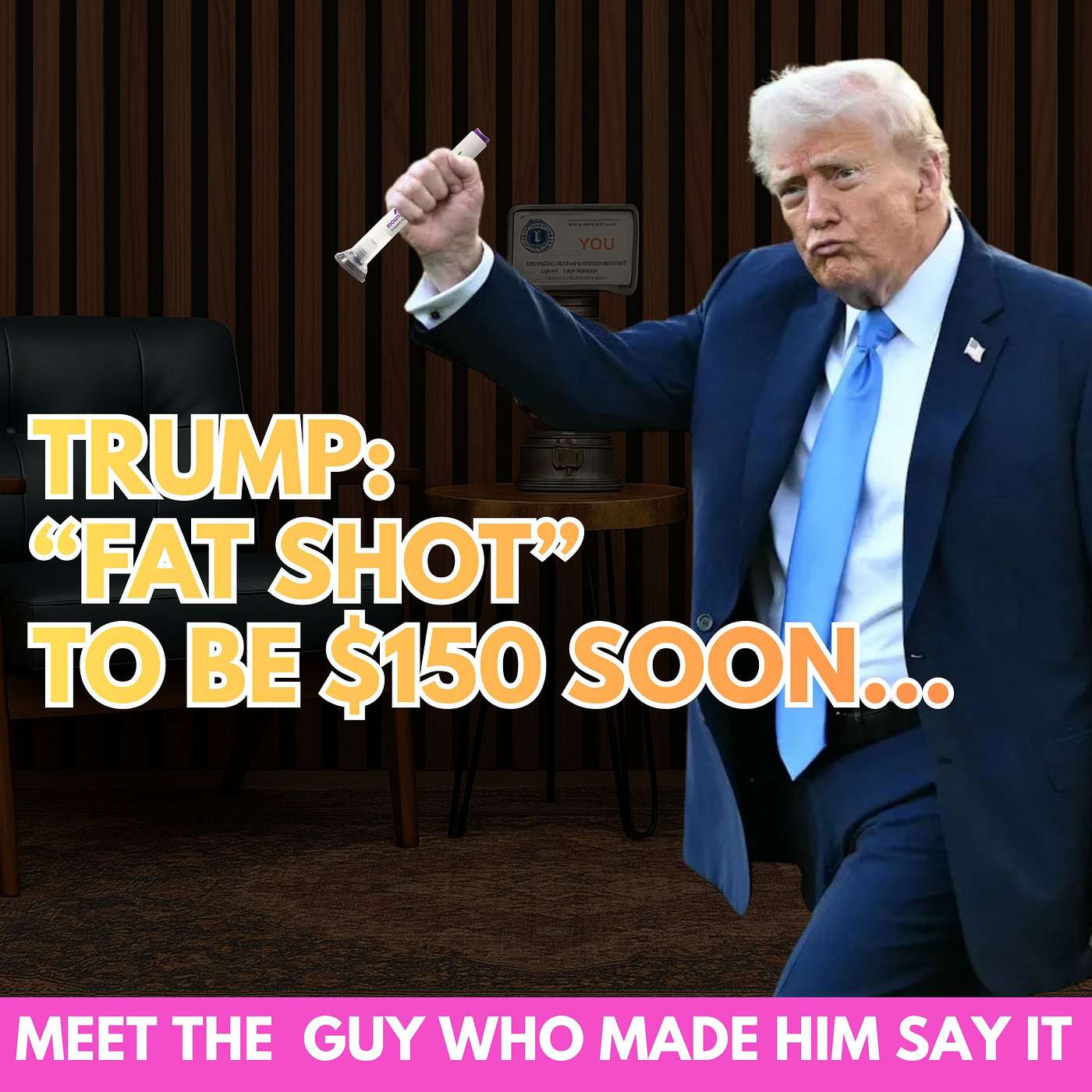 TRUMP: Ozempic Will Soon be $150 in the US! Meet the Reporter Who Made Him Say It!