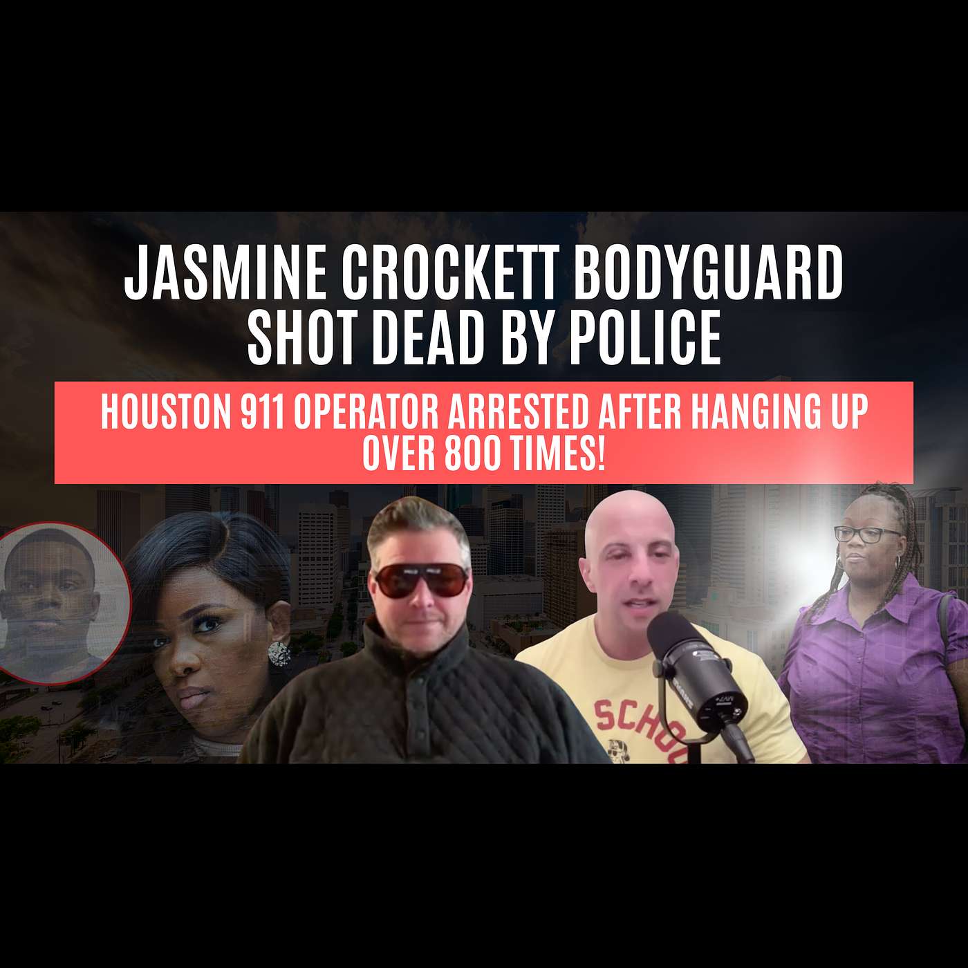 Jasmine Crockett bodyguard shot dead by police! Houston 911 operator arrested