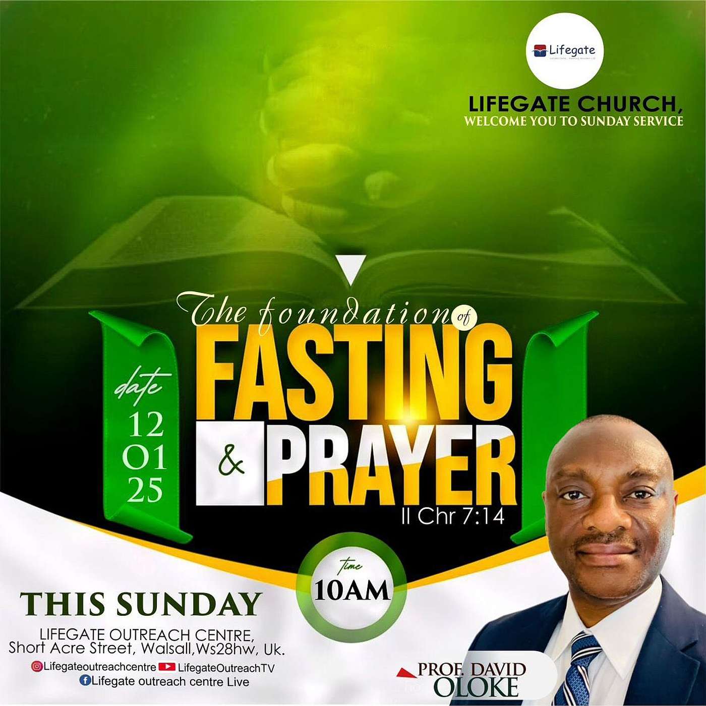 The Foundation of Fasting and Prayer - Lifegate Church - 12.1.25 episode artwork