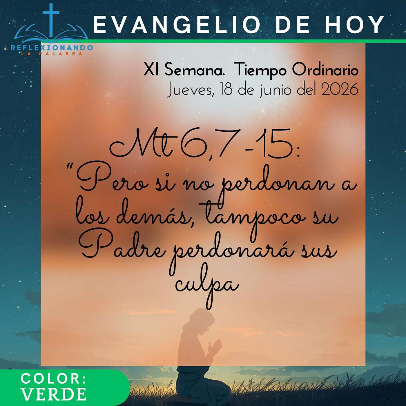 Lecturas: XI Semana.  Tiempo Ordinario.  18 de junio del 2026 episode artwork