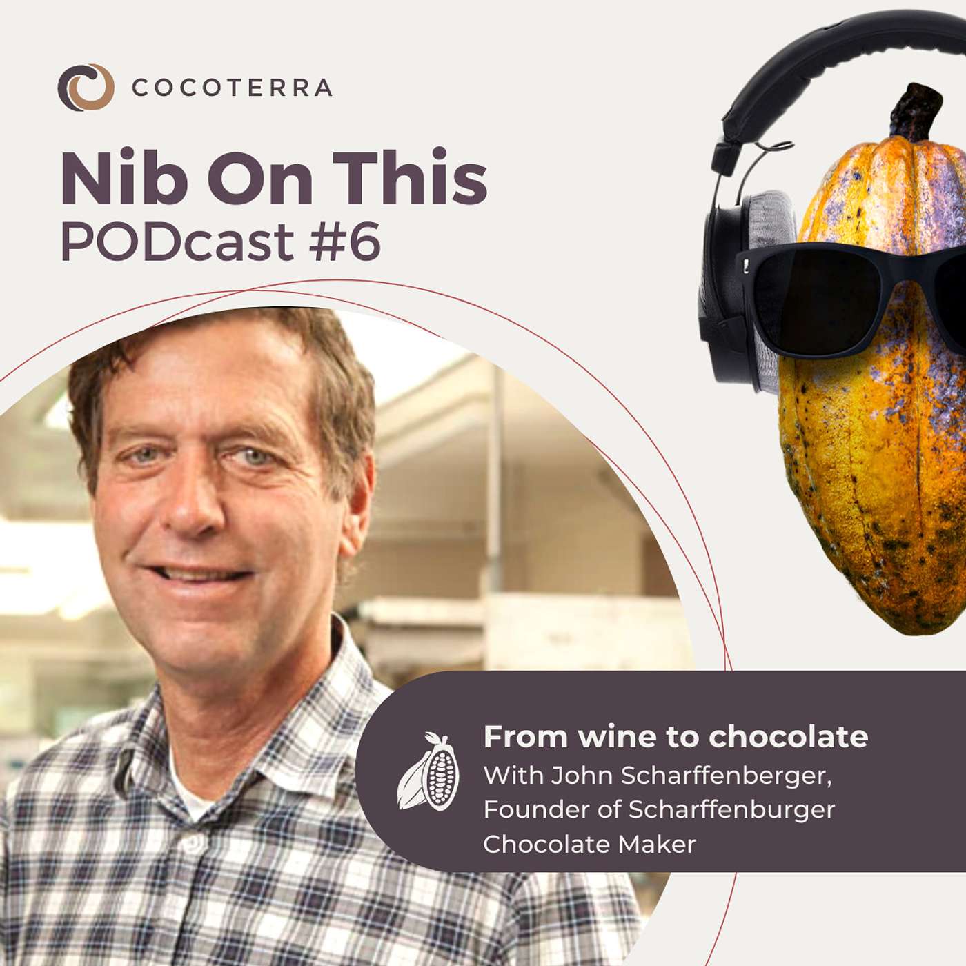 Episode 6: From wine to chocolate. With John Scharffenberger Episode 6: From wine to chocolate. With John Scharffenberger