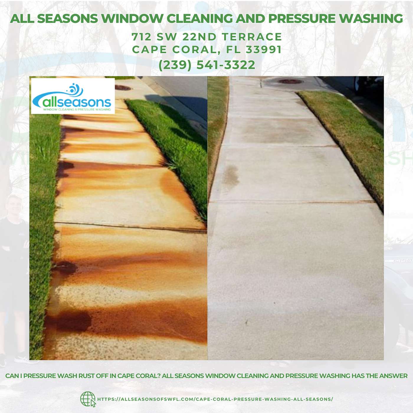 Can I Pressure Wash Rust Off in Cape Coral? All Seasons Window Cleaning and Pressure Washing Has the Answer episode artwork