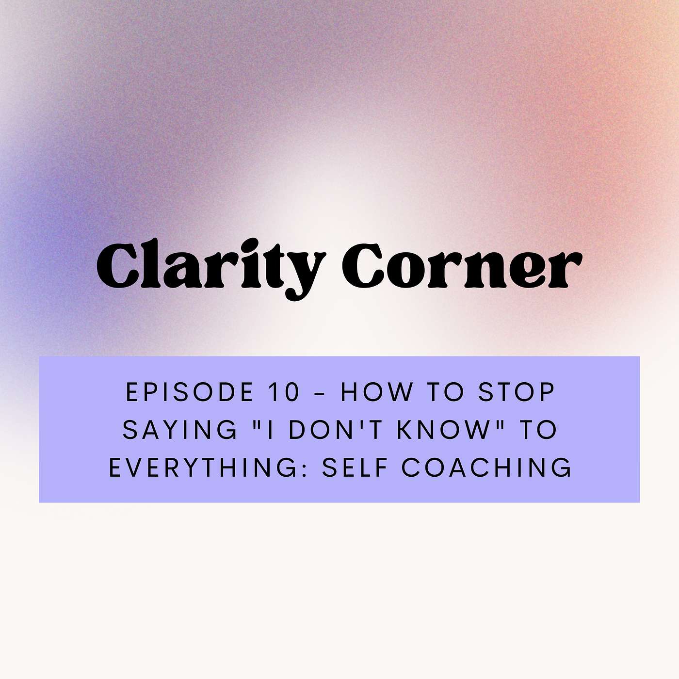 Find Your Clarity with Megan Johnston