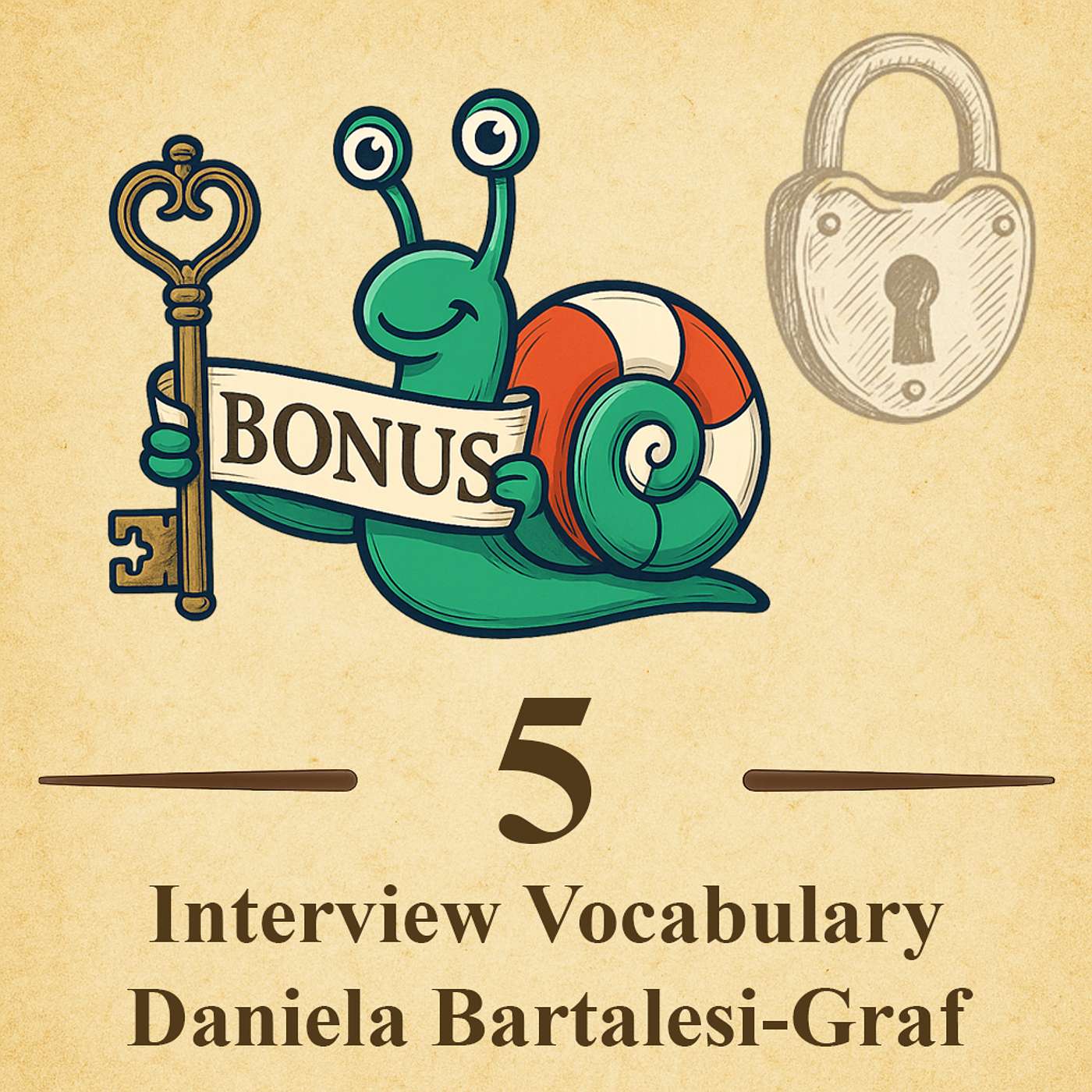 👀 Bonus Episode 05 Preview – Vocabulary for our Interview with Professoressa Daniela Bartalesi-Graf