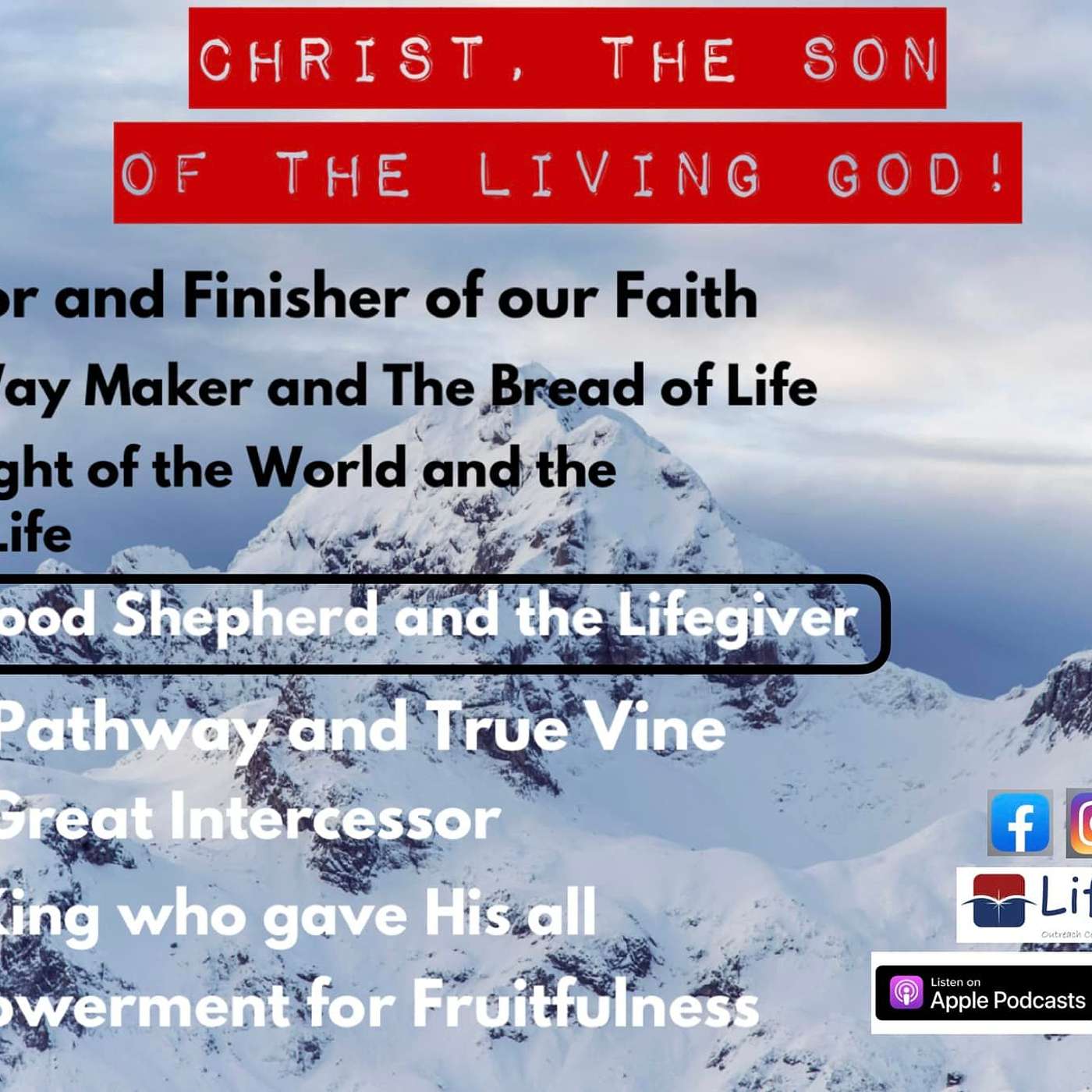 The Good Shepherd and the Life-giver - Lifegate Church - 28.11.21 episode artwork