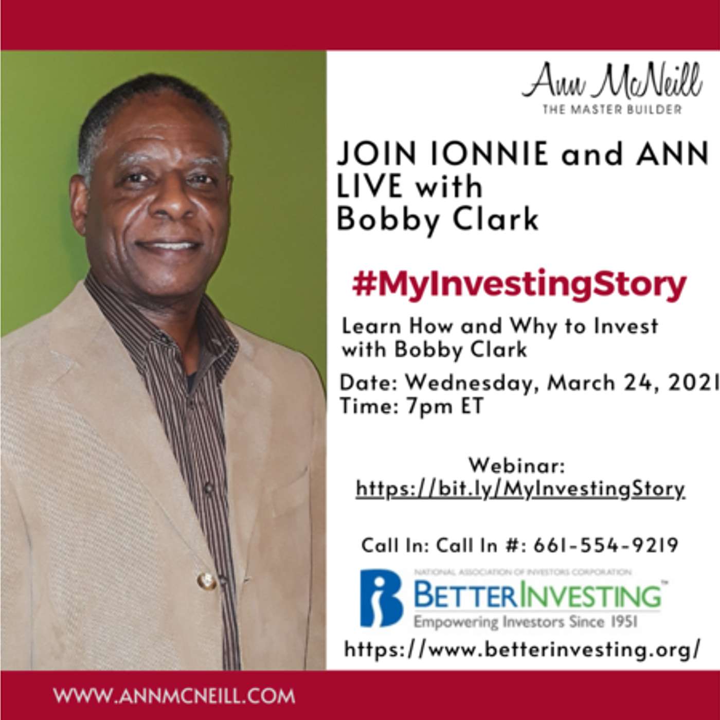 Learn How and Why to Invest with Bobby Clark #MyInvestingStory Part 2 episode artwork