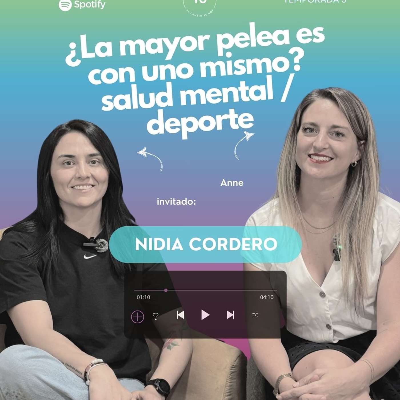 Ep. 58 ¿La mayor pelea es con un mismo? Salud mental y deporte de alto rendimiento. Ft Nidia Cordero episode artwork