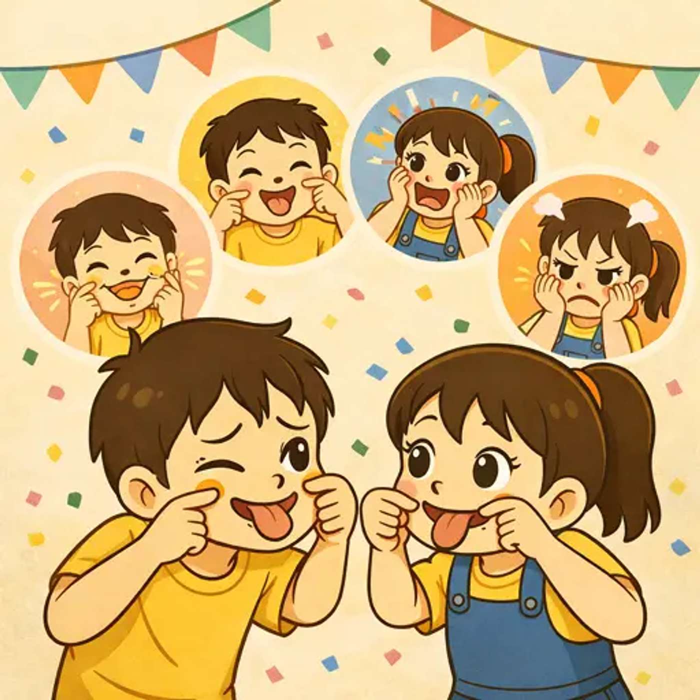 做鬼脸比赛 - Funny Face Contest [HSK 3]