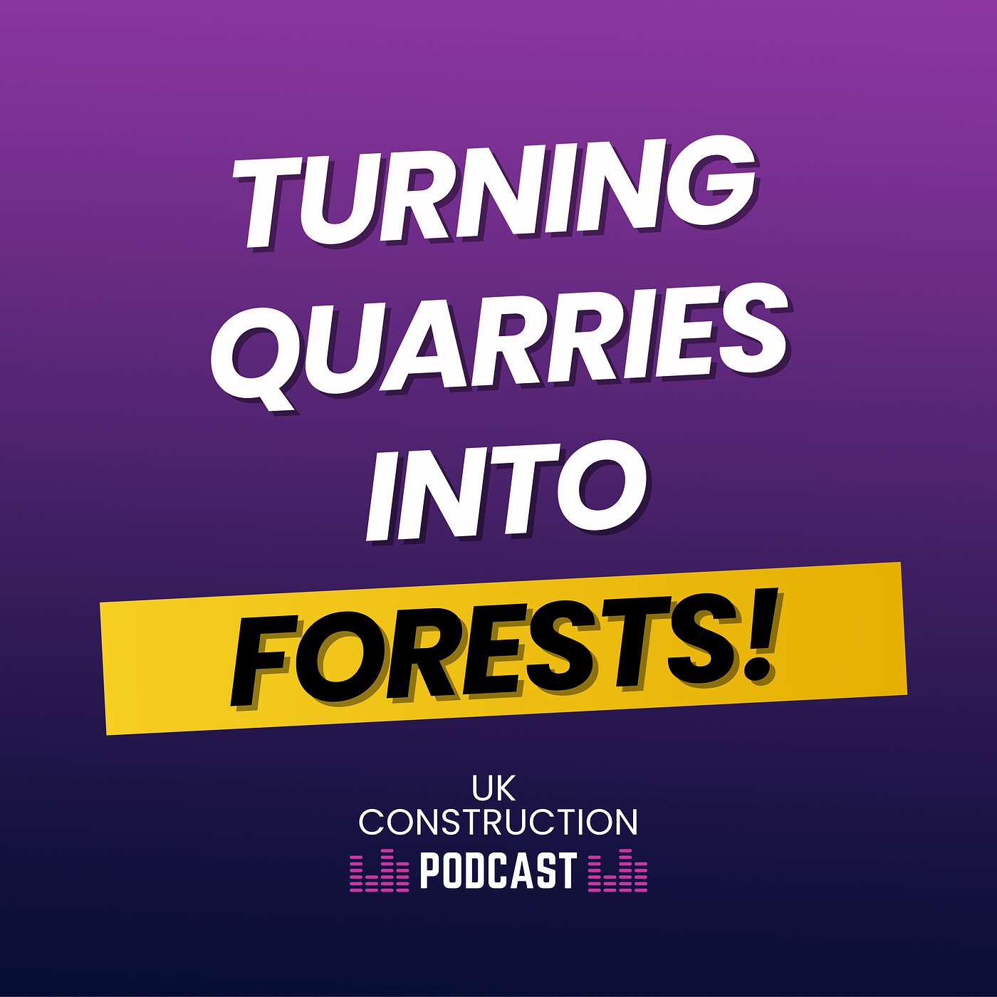Sustainability in Construction 👷 Turning Quarries into Forests Sustainability in Construction 👷 Turning Quarries into Forests