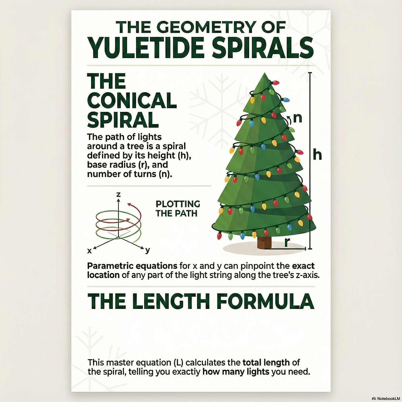 The Conical Spiral: Geometry, Calculus, and the Quest for the Perfect Christmas Light Wrap episode artwork