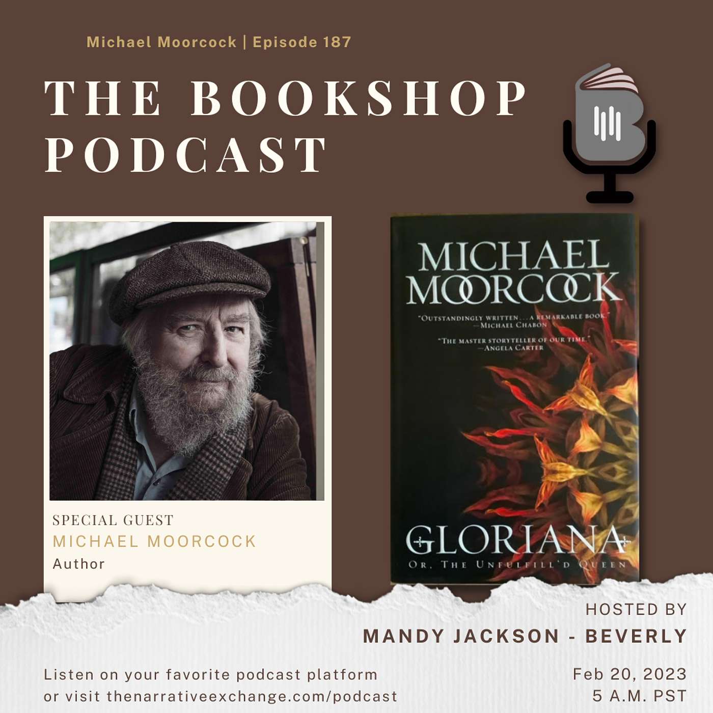 Michael Moorcock episode artwork