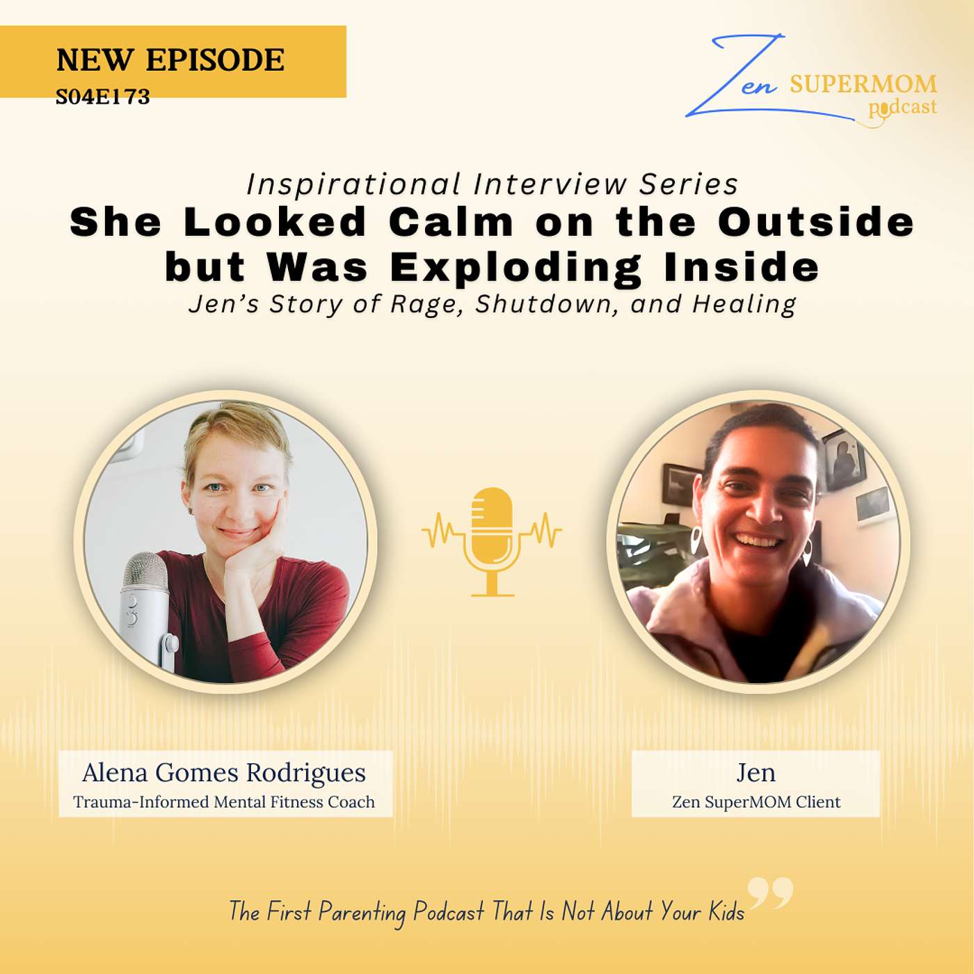 Ep 173: She Looked Calm on the Outside but Was Exploding Inside: Jen’s Story of Rage, Shutdown, and Healing Ep 173: She Looked Calm on the Outside but Was Exploding Inside: Jen’s Story of Rage, Shutdown, and Healing