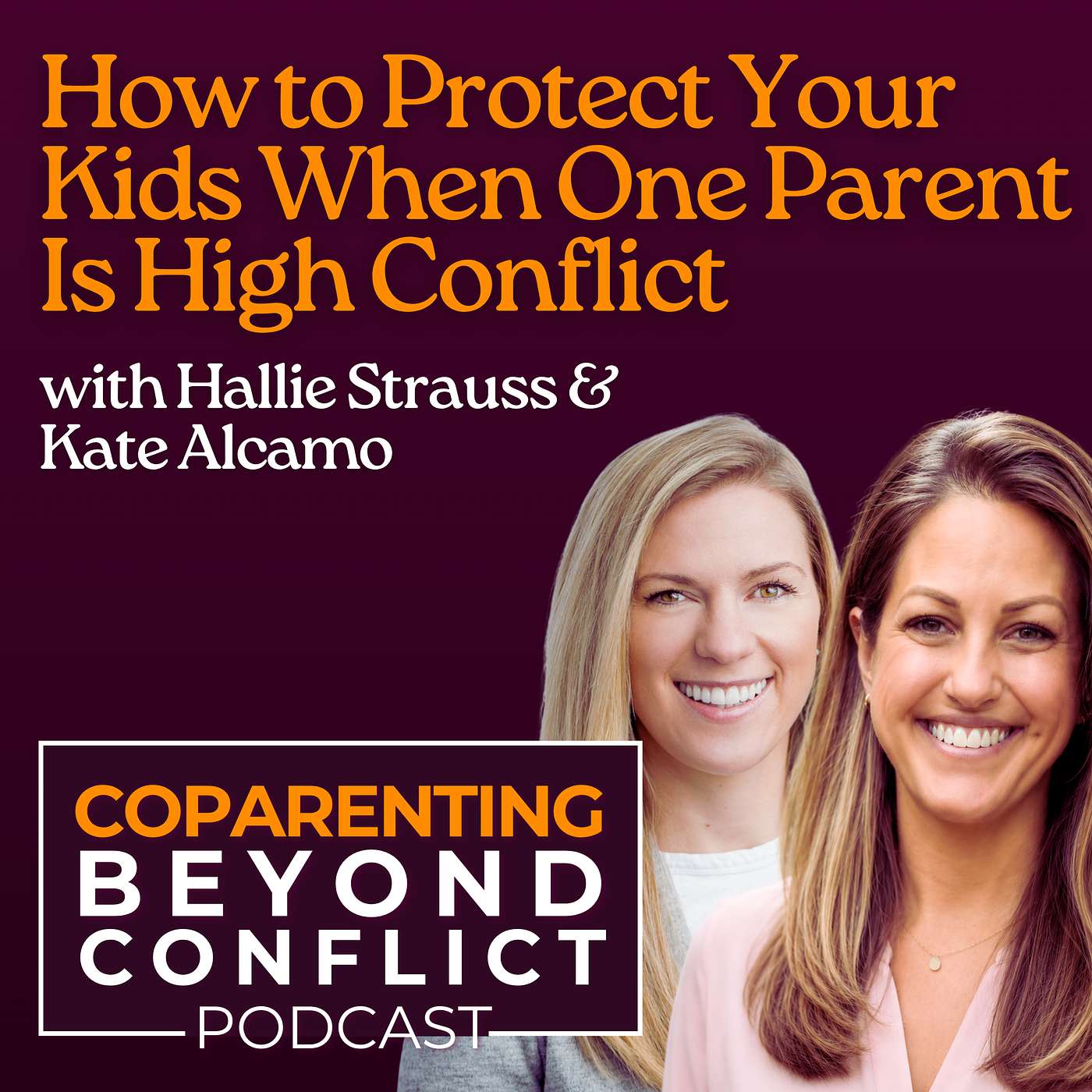 When One Parent Is High Conflict: How to Protect Your Kids with Hallie Strauss and Kate Alcamo