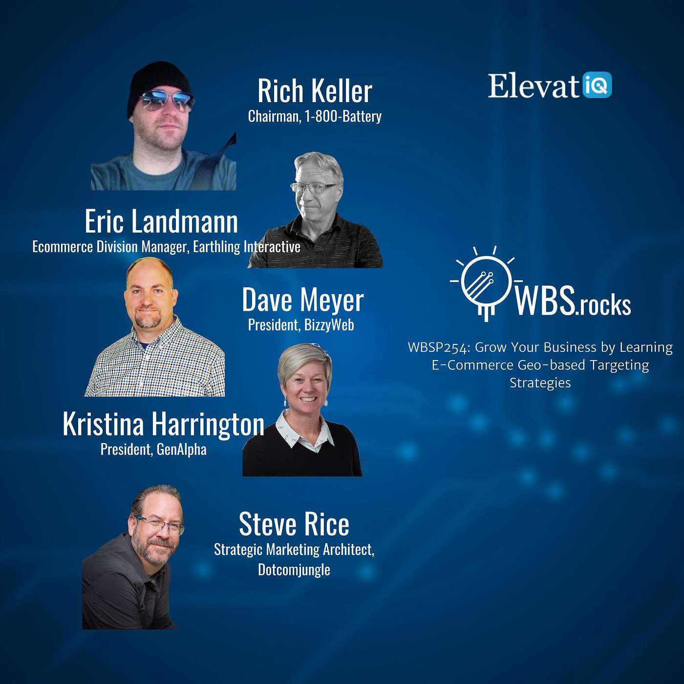 WBSP254: Grow Your Business by Learning E-Commerce Geo-Based Targeting Strategies, a Live Interview w/ a Panel of Experts