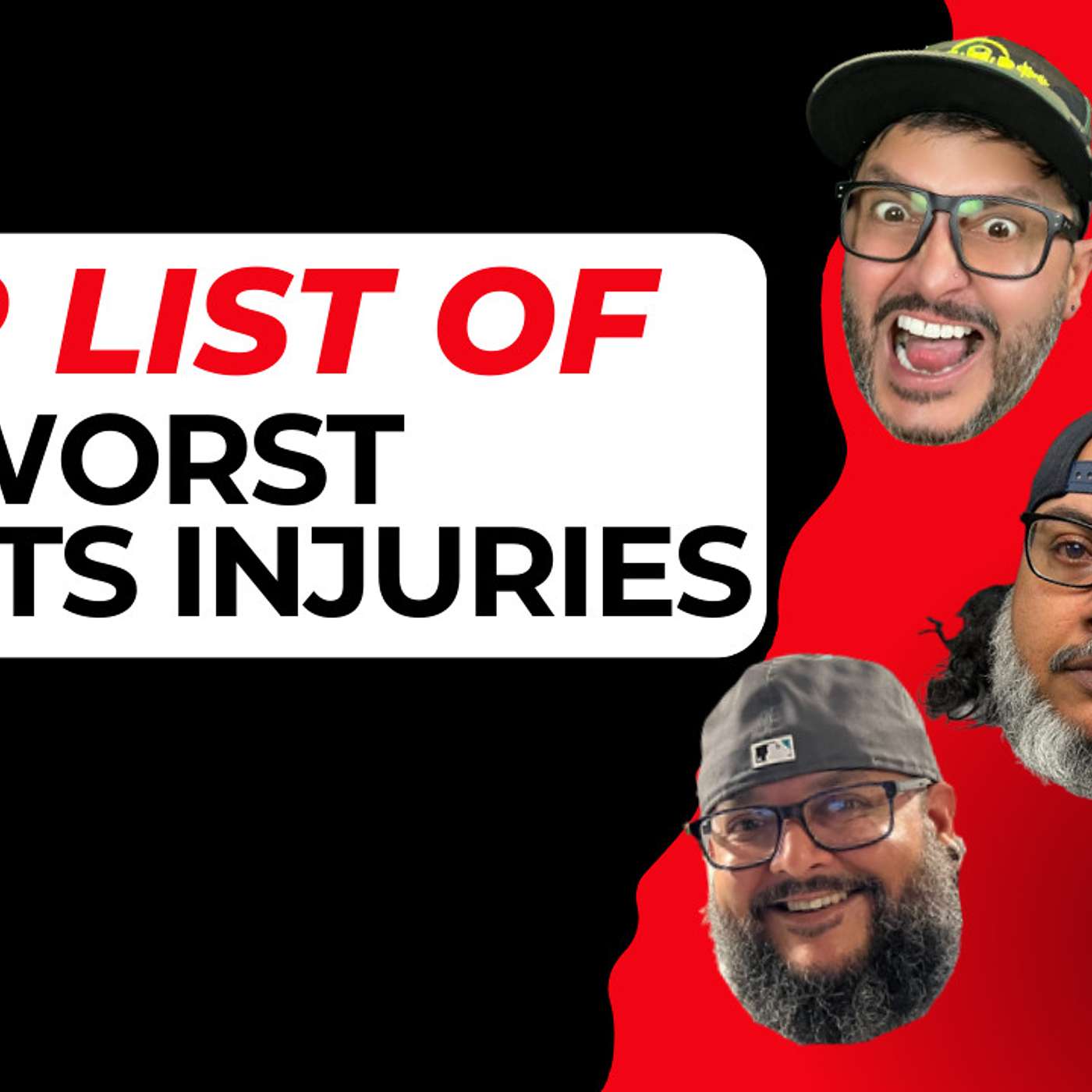 What are the worse sports injuries you have seen? This is our list. Part 1 of our sports injury list