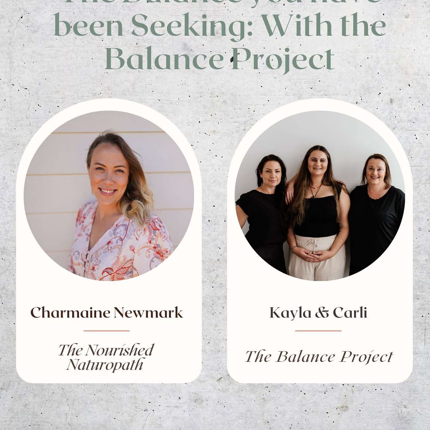 The Balance you have been seeking: With the Balance Project
