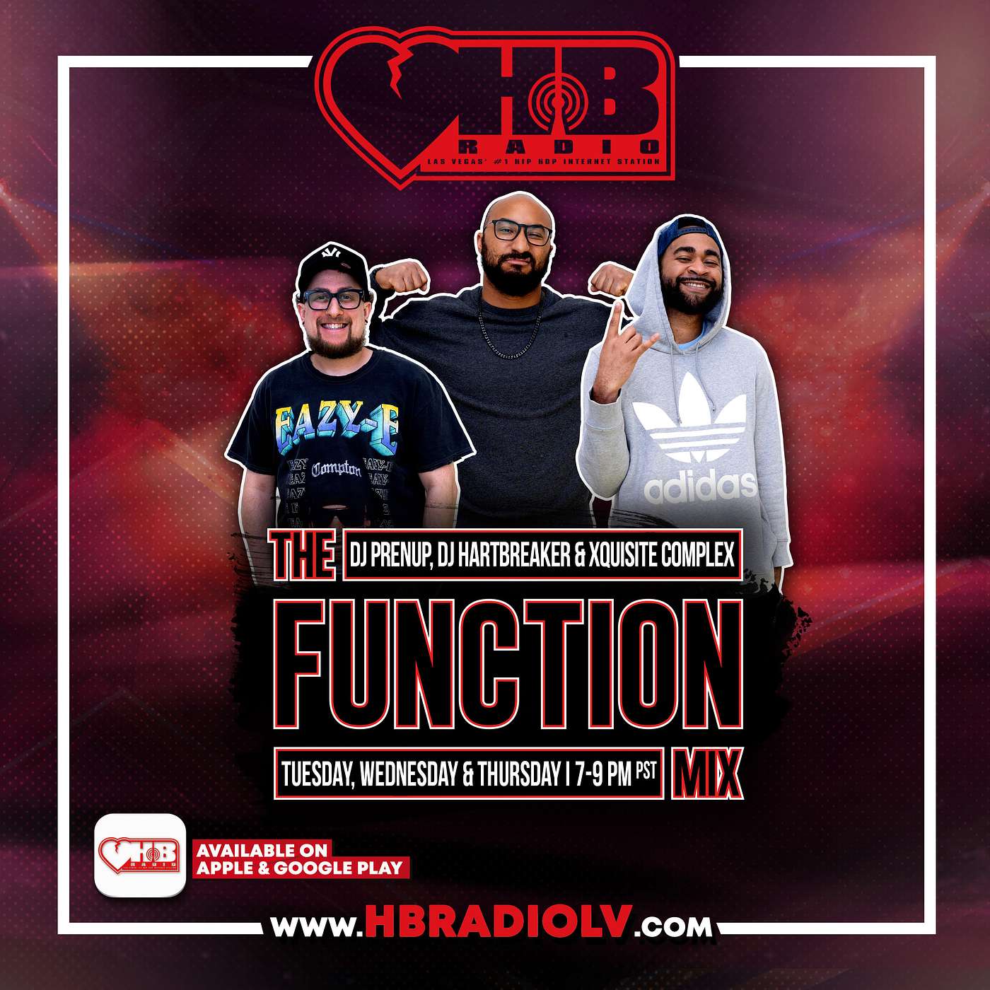 The Function Mix | DJ Prenup, DJ Hartbreaker & Xquisite Complex | HB RADIO © | July 27, 2021