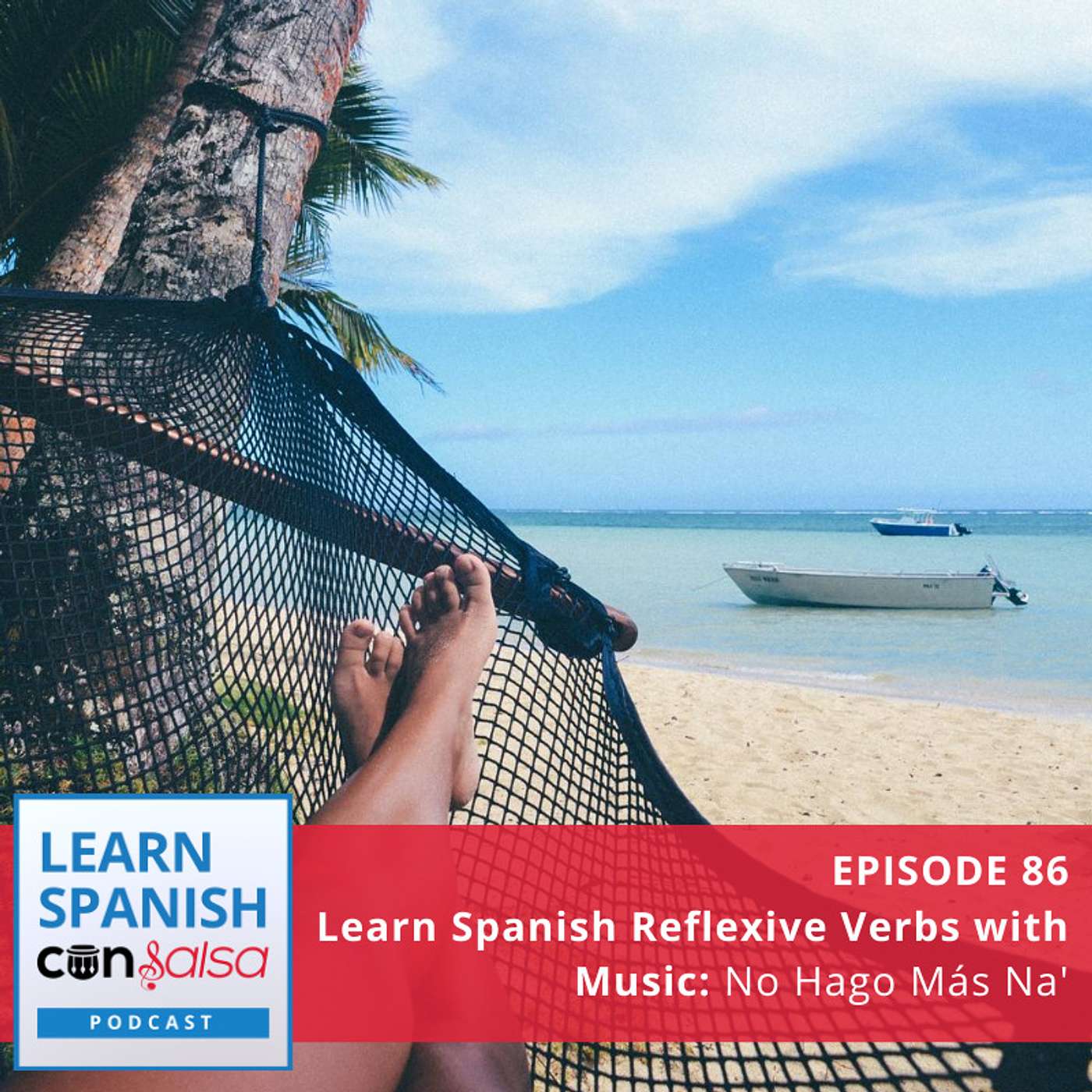 Learn Spanish Reflexive Verbs with Music [No Hago Más Na'] ♫ 86