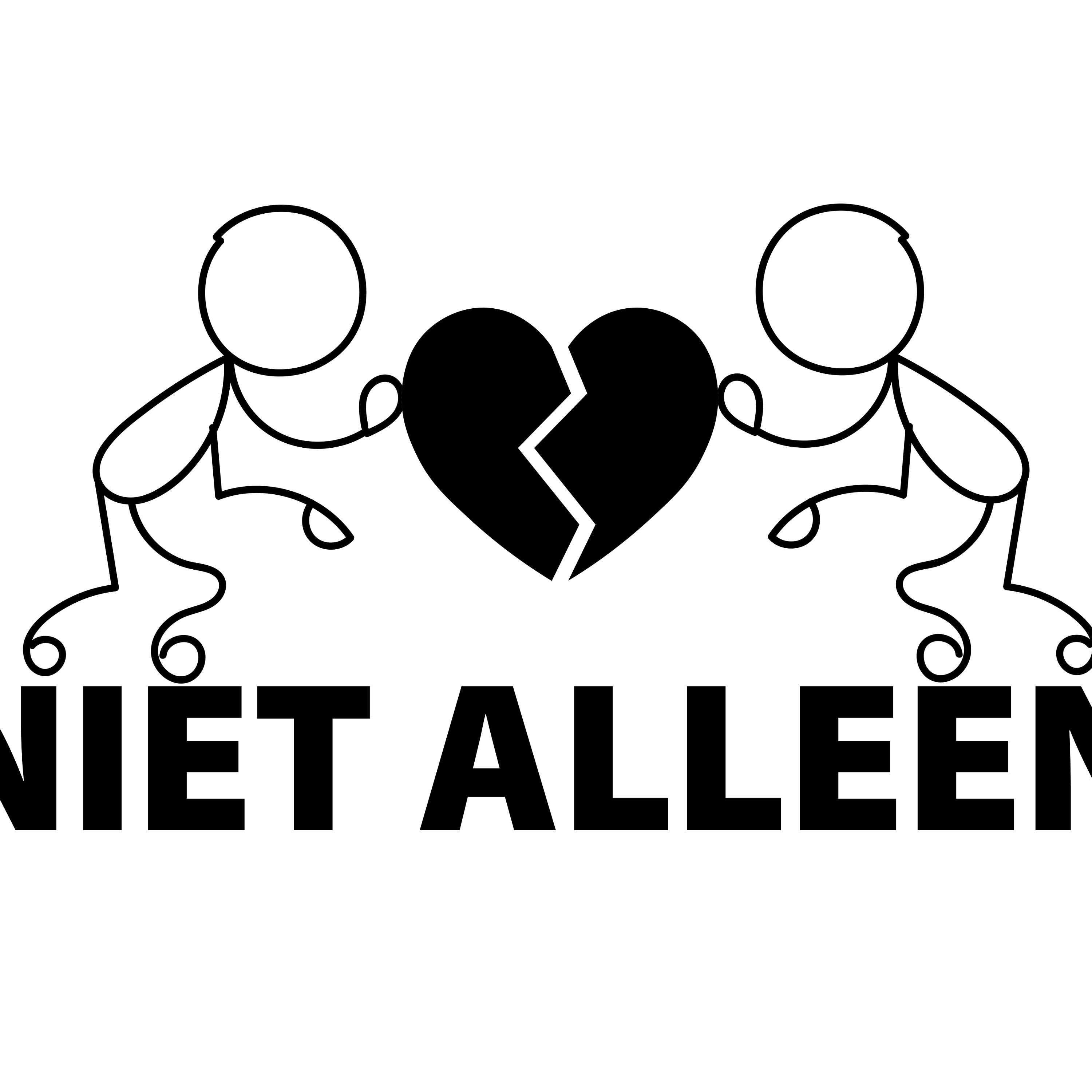 Jij bent niet alleen podcast artwork