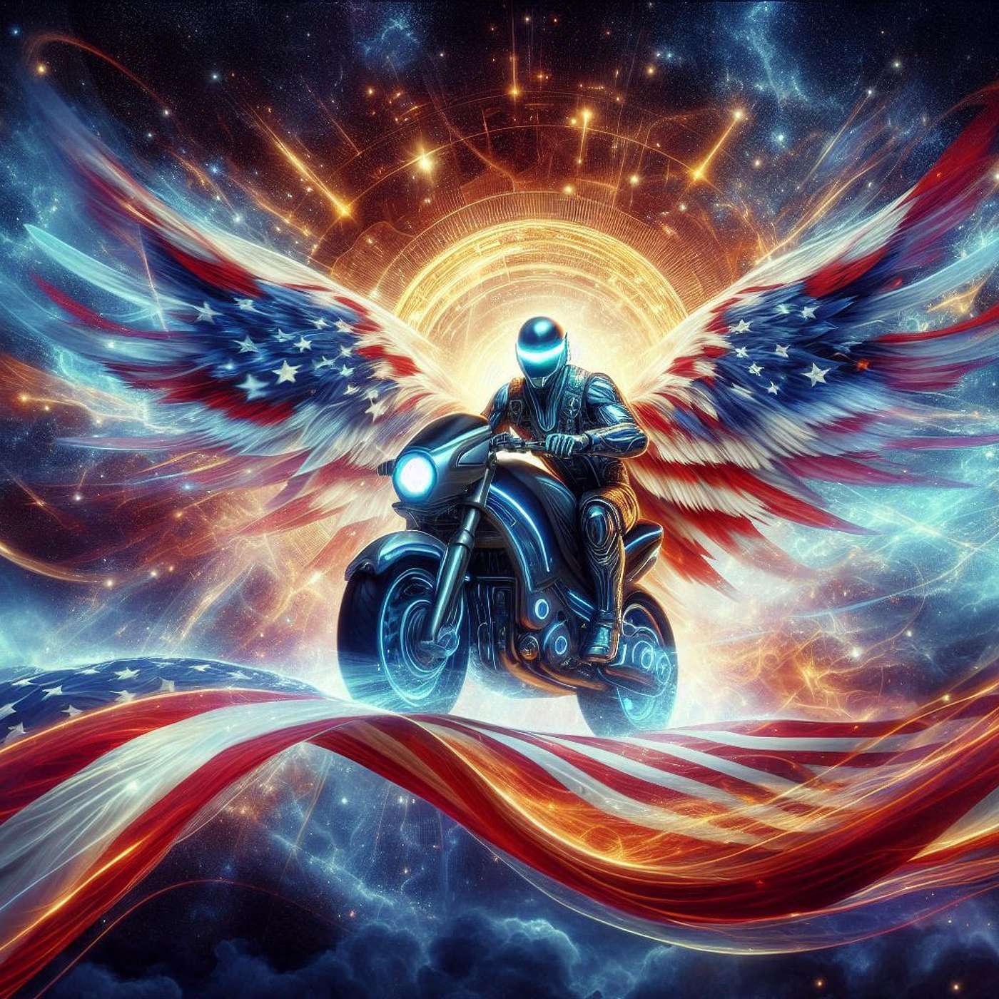 t456NYA232 I Shall Ride The Light On Gallium Steel sketching mSIX Nicholas Mazzio Lauren Mazzio The Rain