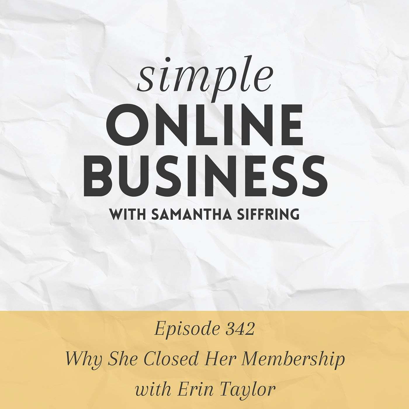 Why She Closed Her Membership with Erin Taylor Why She Closed Her Membership with Erin Taylor