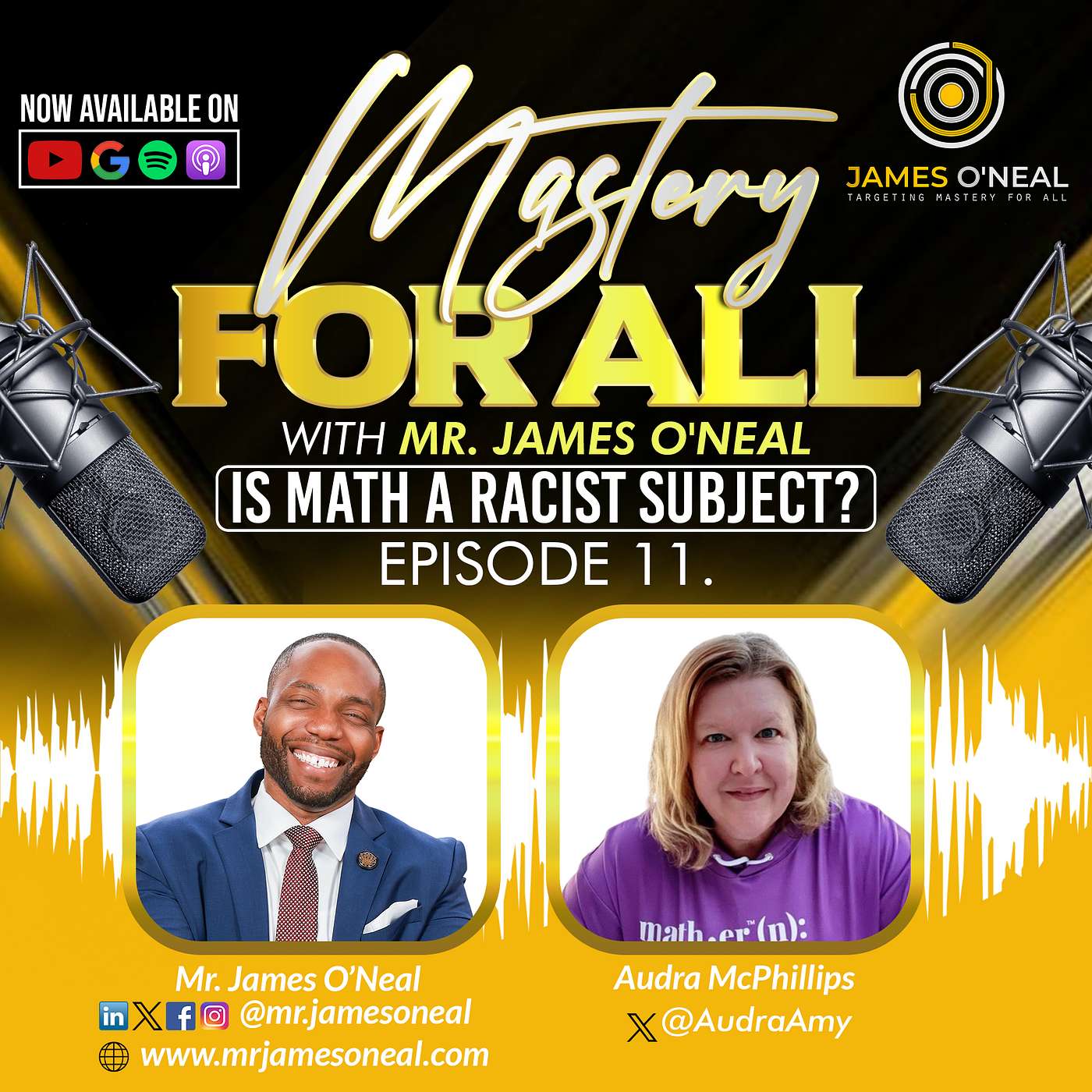 Episode 11: "Is Math a Racist Subject? - In-Depth with Audra McPhillips" Episode 11: "Is Math a Racist Subject? - In-Depth with Audra McPhillips"