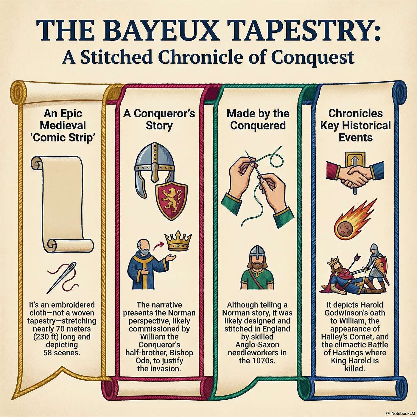 The Bayeux Tapestry: A Loom-Sized Chronicle of Conquest episode artwork