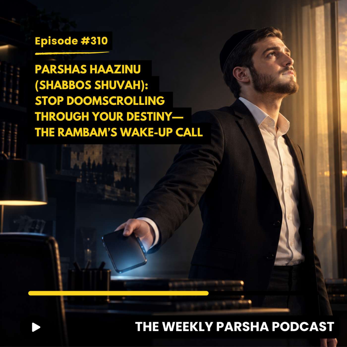 Parshas Haazinu | Shabbos Shuvah: Stop Doomscrolling Through Your Destiny—The Rambam’s Wake-Up Call