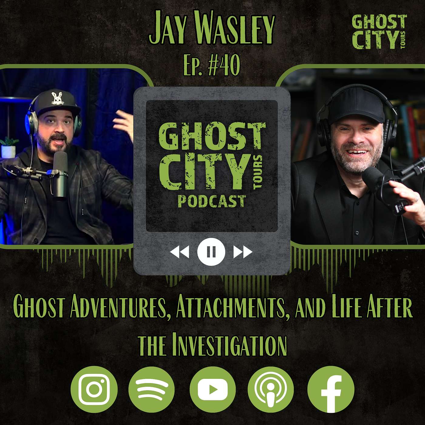 Ghost Adventures, Attachments, and Life After the Investigation w/ Jay Wasley | Ghost City Podcast episode artwork