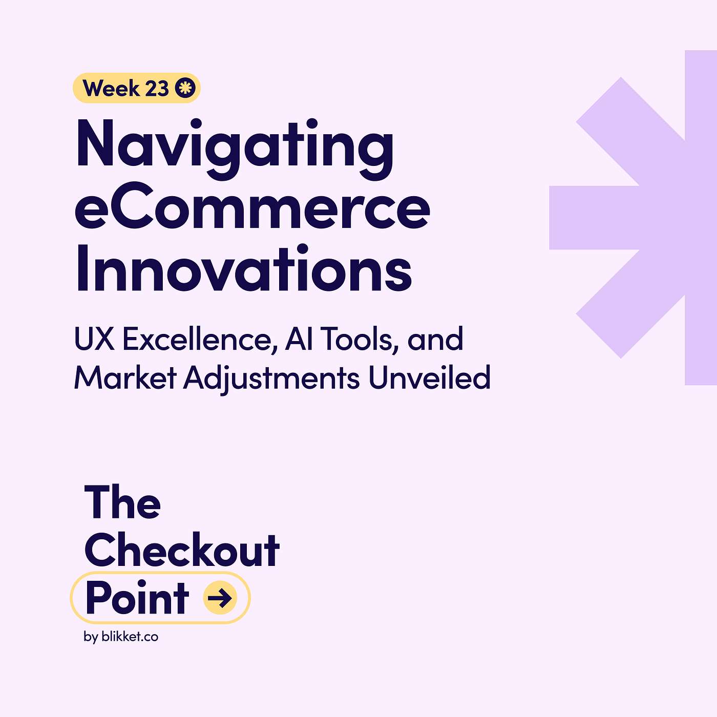 The Checkout Point by Blikket.co - Weekly eCommerce Insights Digest