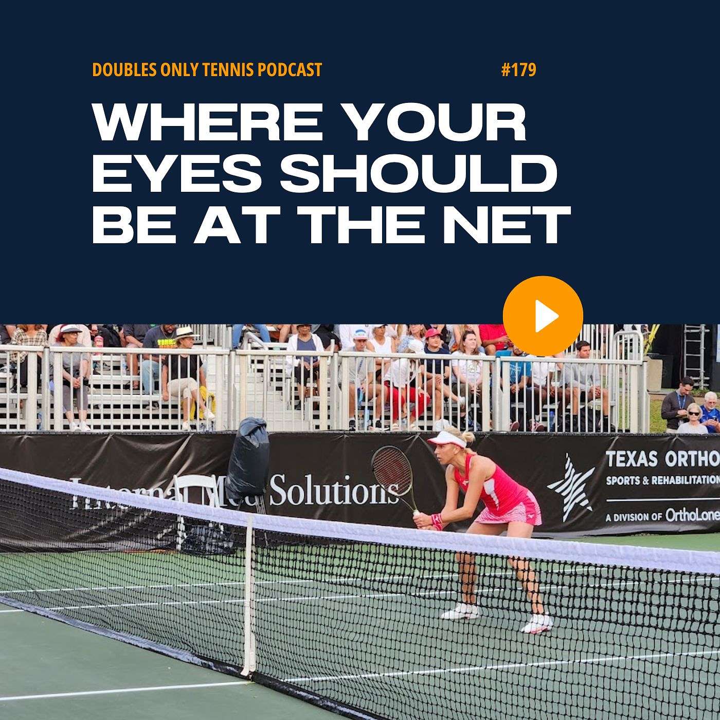 Where Your Eyes Should be at the Net