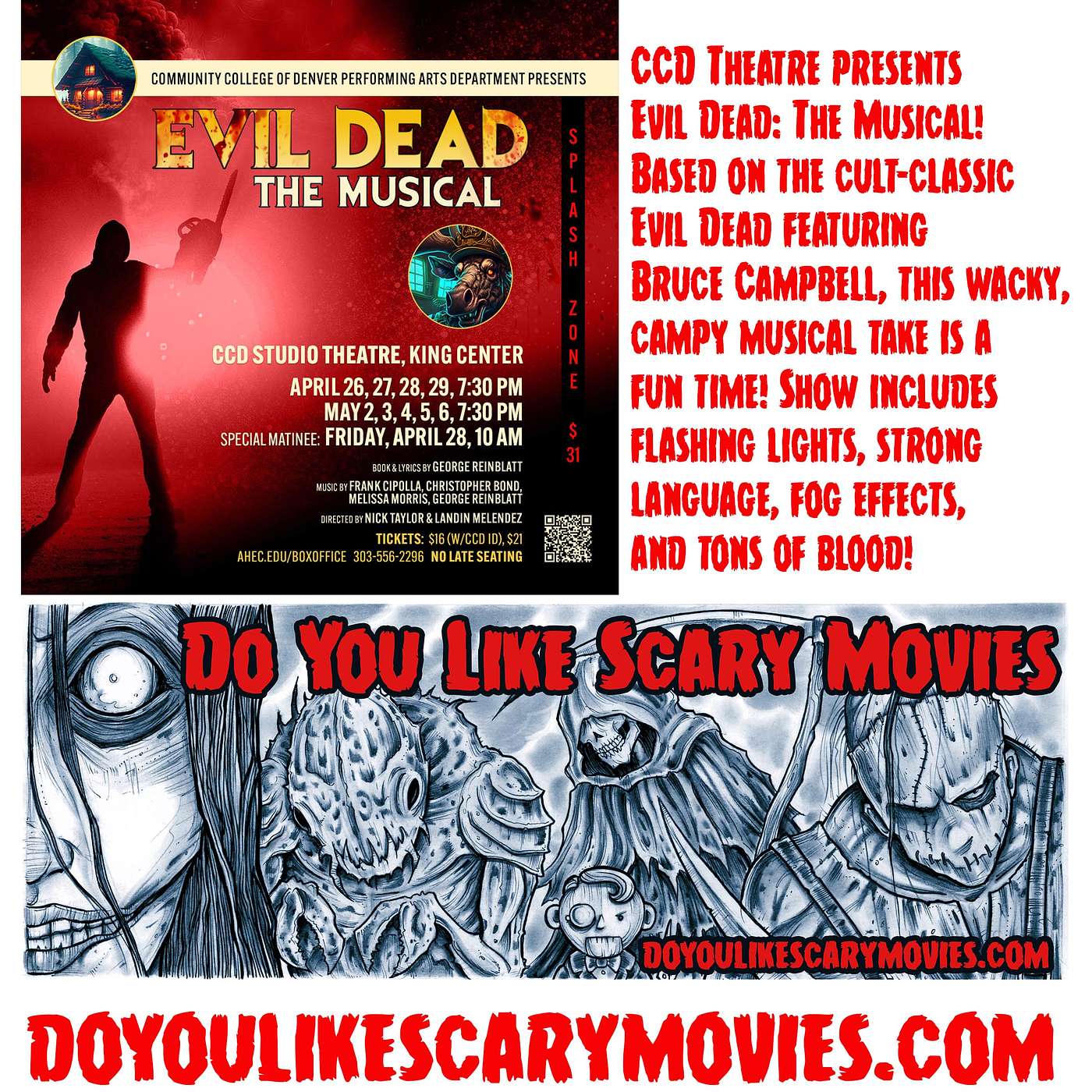 A discussion about Evil Dead The Musical