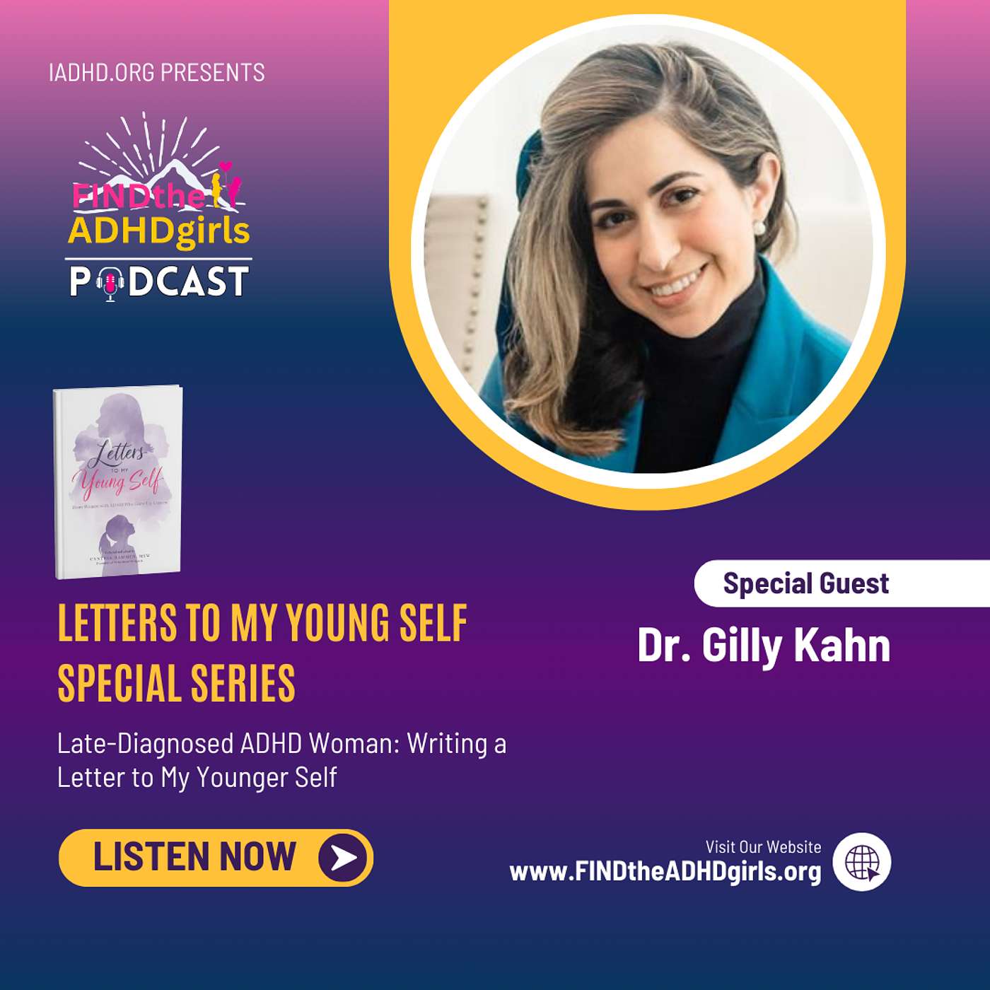 Late-Diagnosed ADHD Woman: Writing a Letter to My Younger Self episode artwork