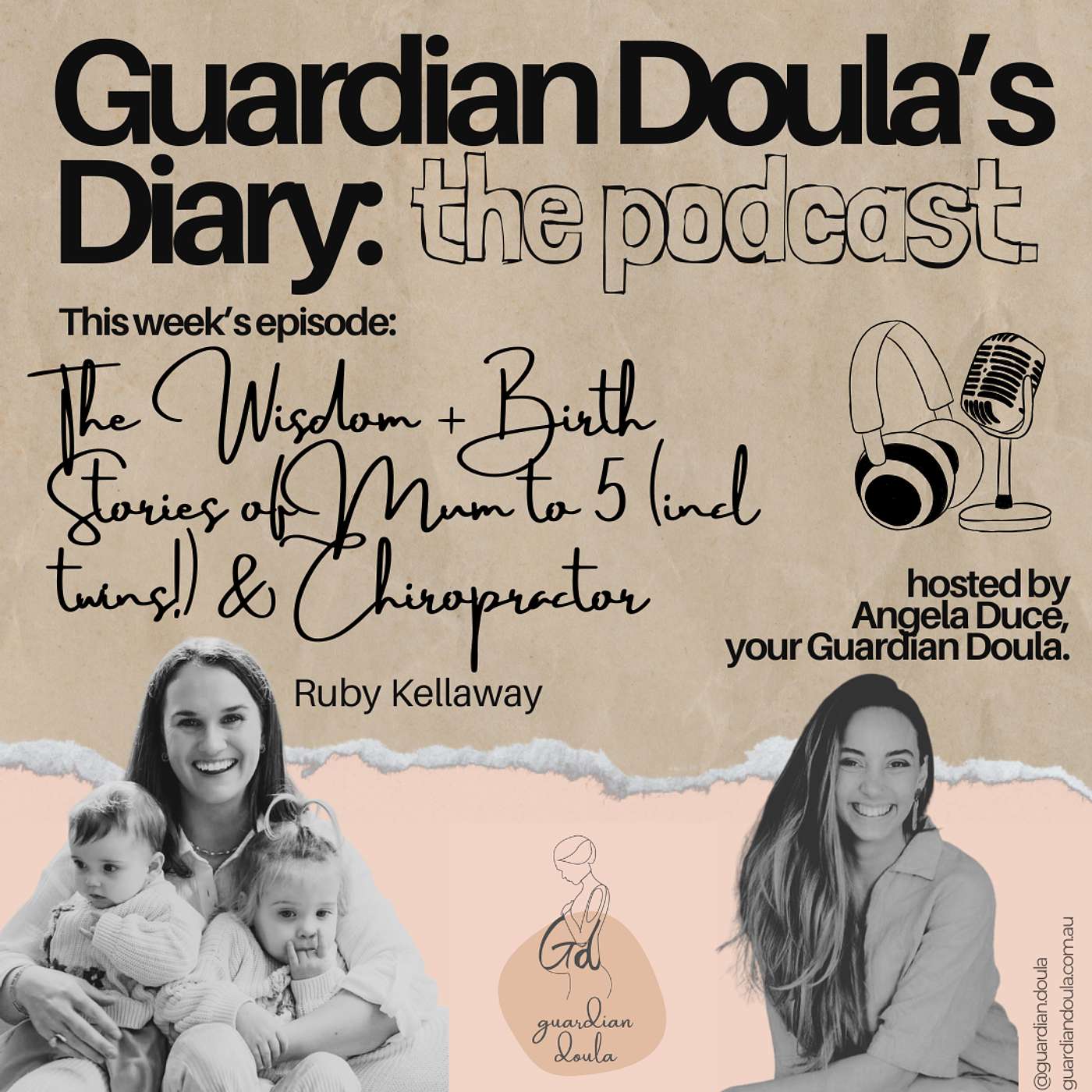 Episode 14: The Wisdom + Birth Stories of Mum to 5 (incl twins!) & Chiropractor - Ruby Kellaway Episode 14: The Wisdom + Birth Stories of Mum to 5 (incl twins!) & Chiropractor - Ruby Kellaway