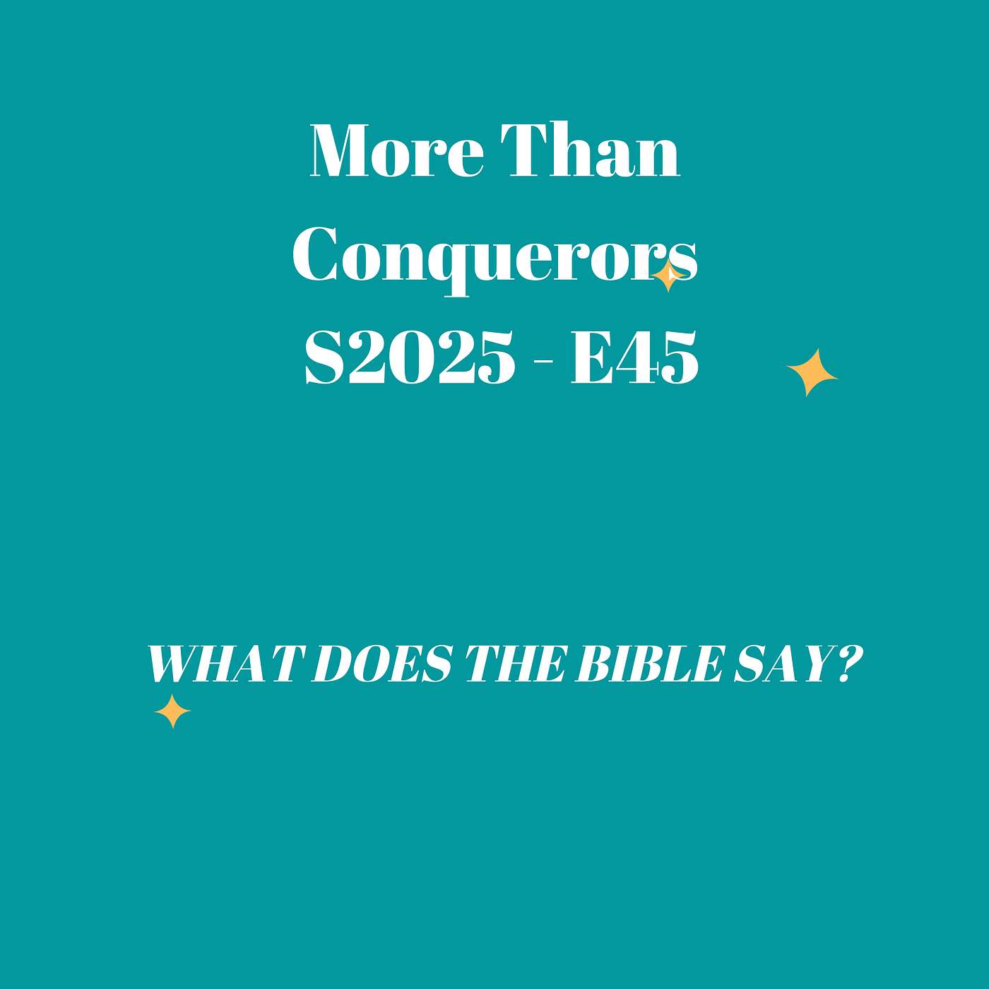 More Than Conquerors