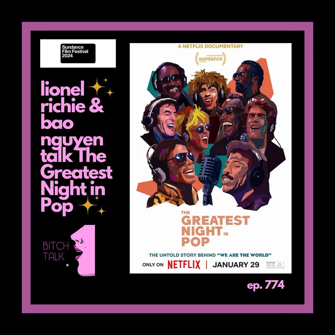 Lionel Richie and Bao Nguyen from Sundance's The Greatest Night in Pop