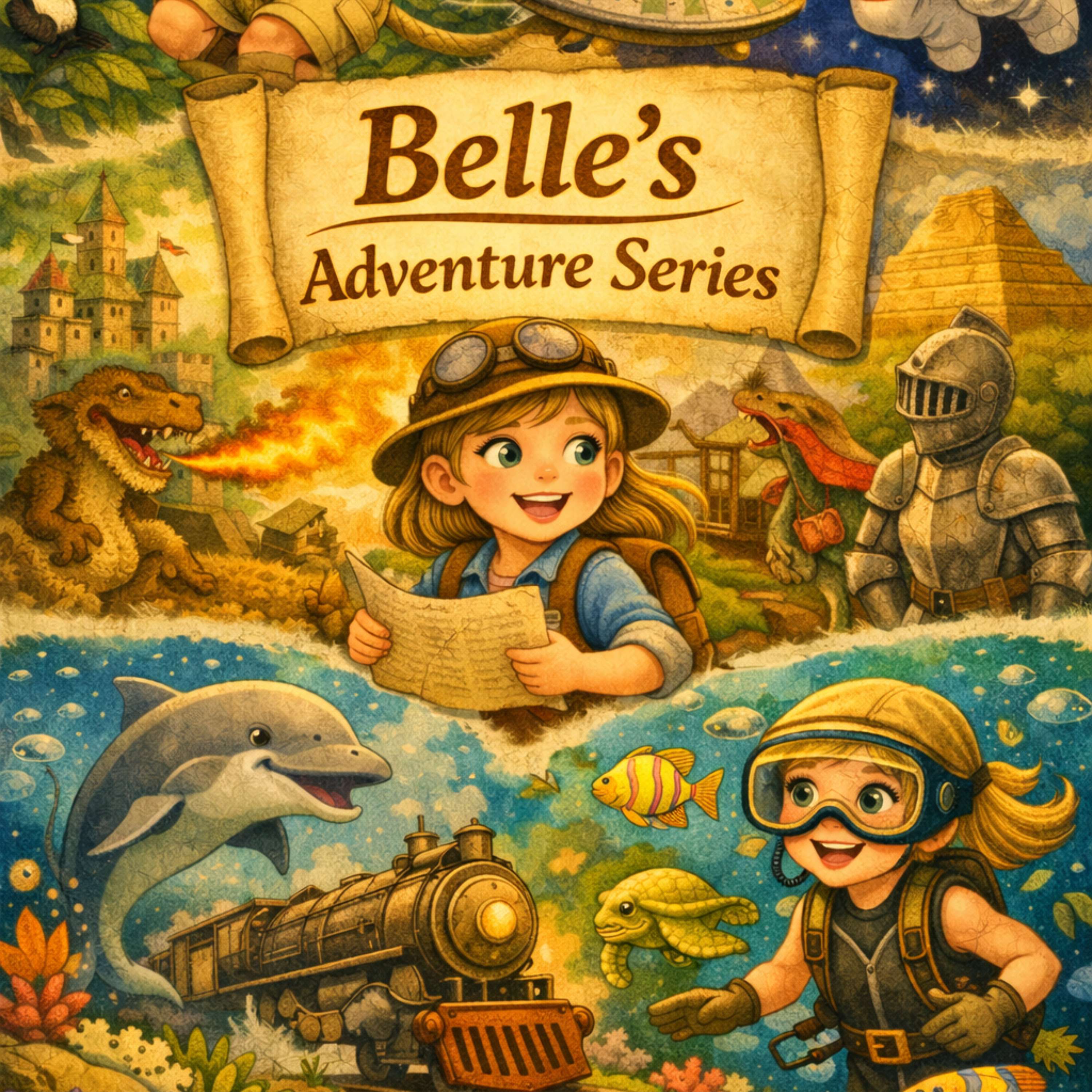 Belle's Adventure Series podcast artwork