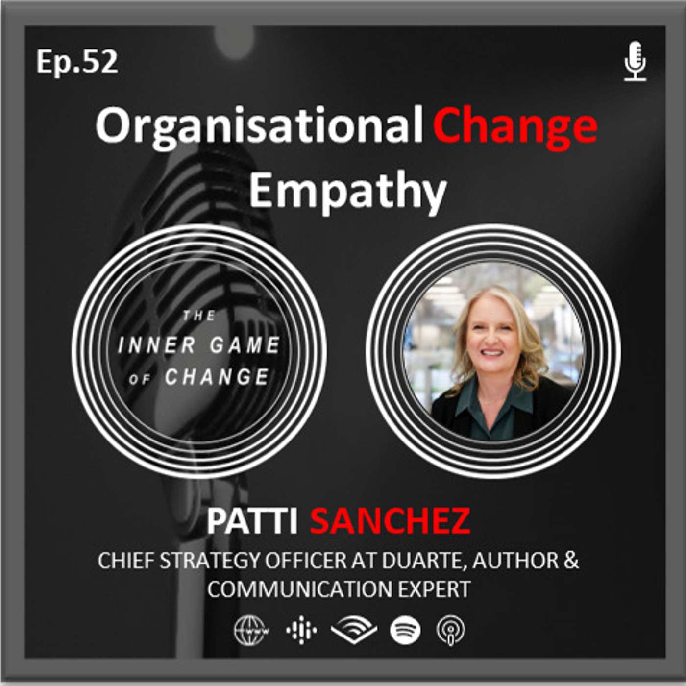 E52 - Organisational Change Empathy - Podcast with Patti Sanchez thumbnail